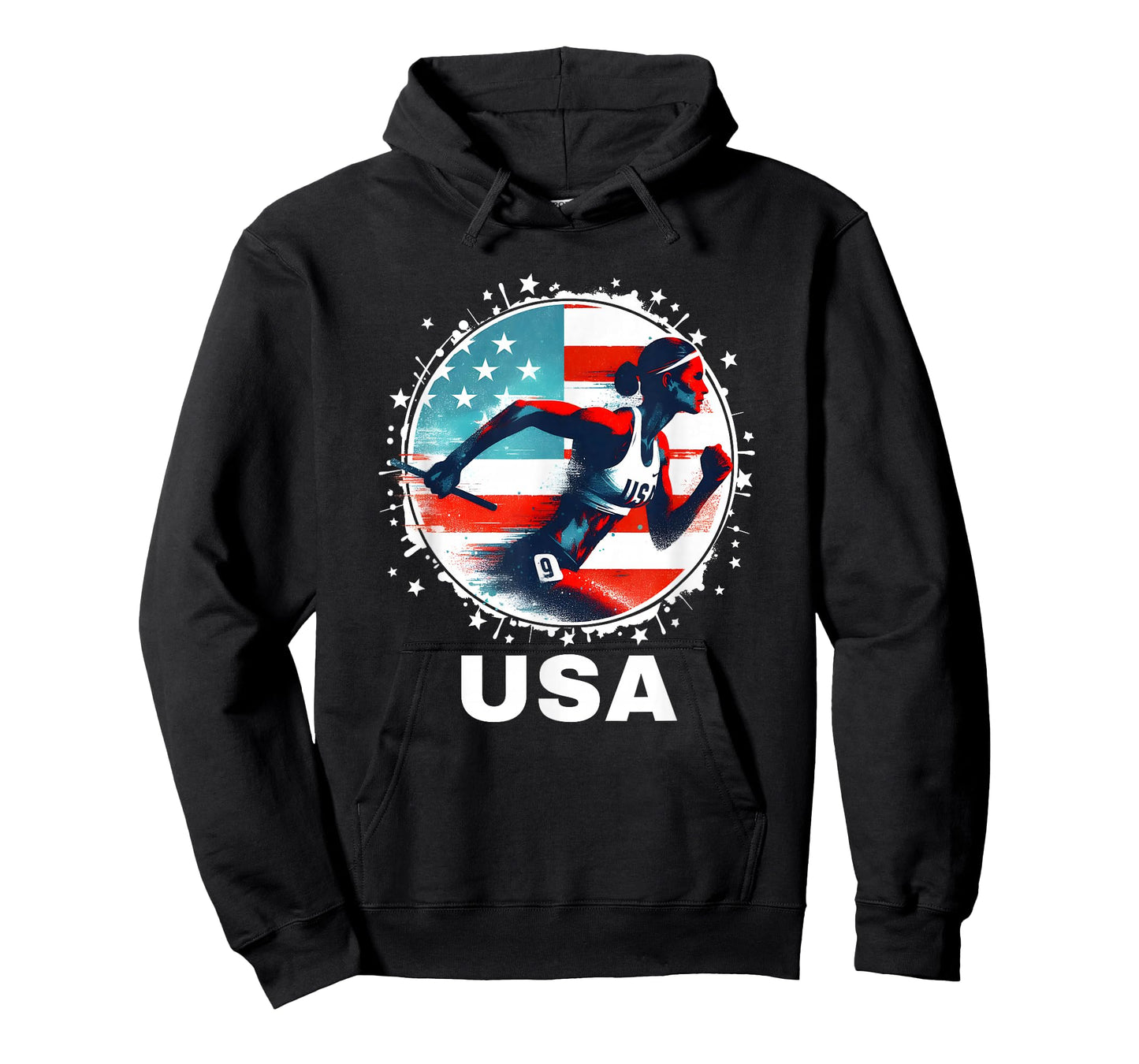 USA Team Track and Field Shirt Track and Field Women USA T-Shirt