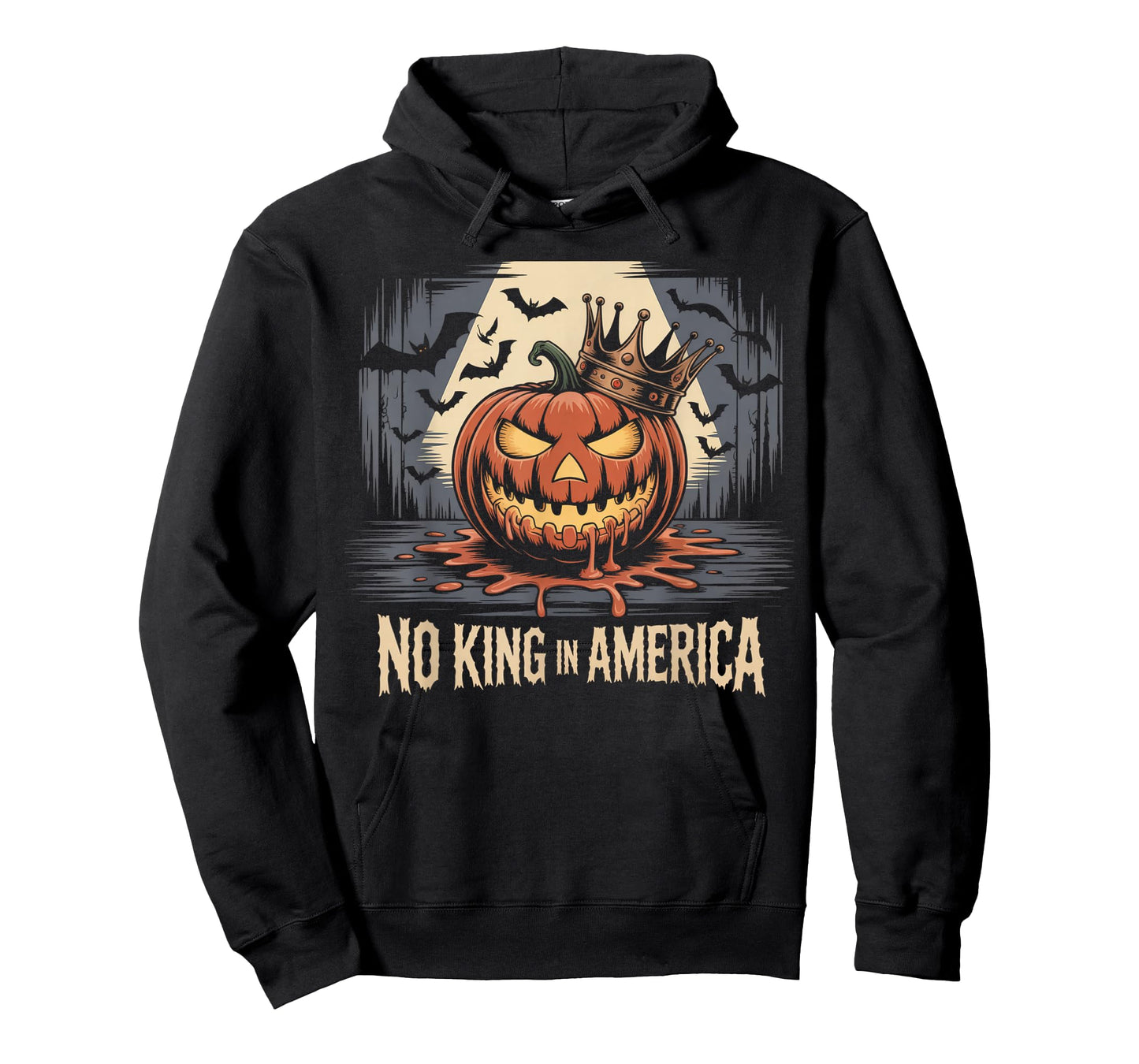 No Kings in America Since 1776 Distressed USA Flag Vintage T-Shirt