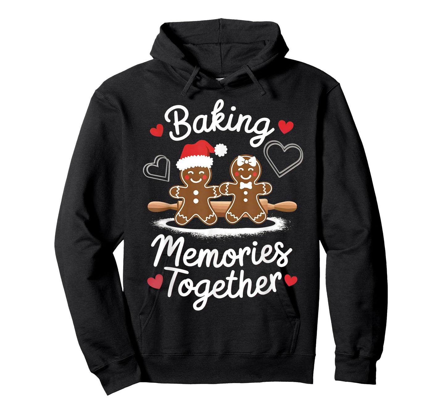 Baking Memories Together Cute Couples Gingerbread Lovers T-Shirt