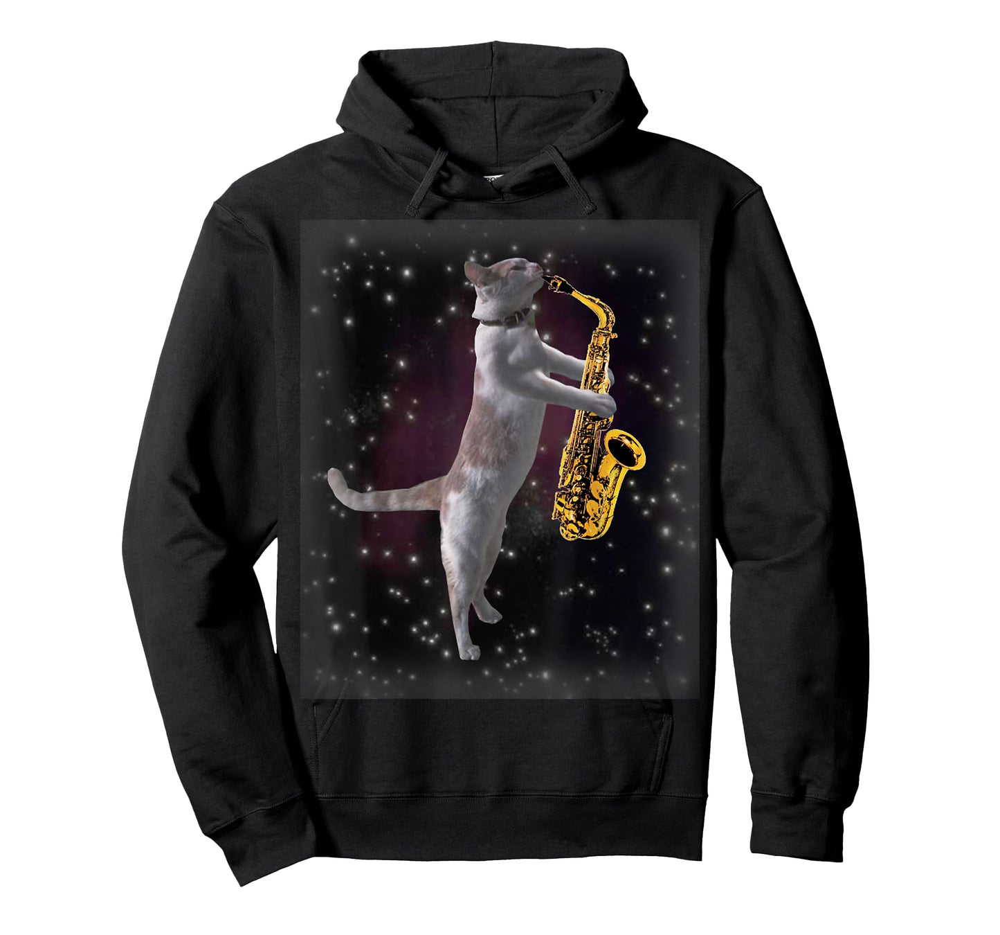 Cat Playing Saxophone | Cats In Space With Sax T-Shirt