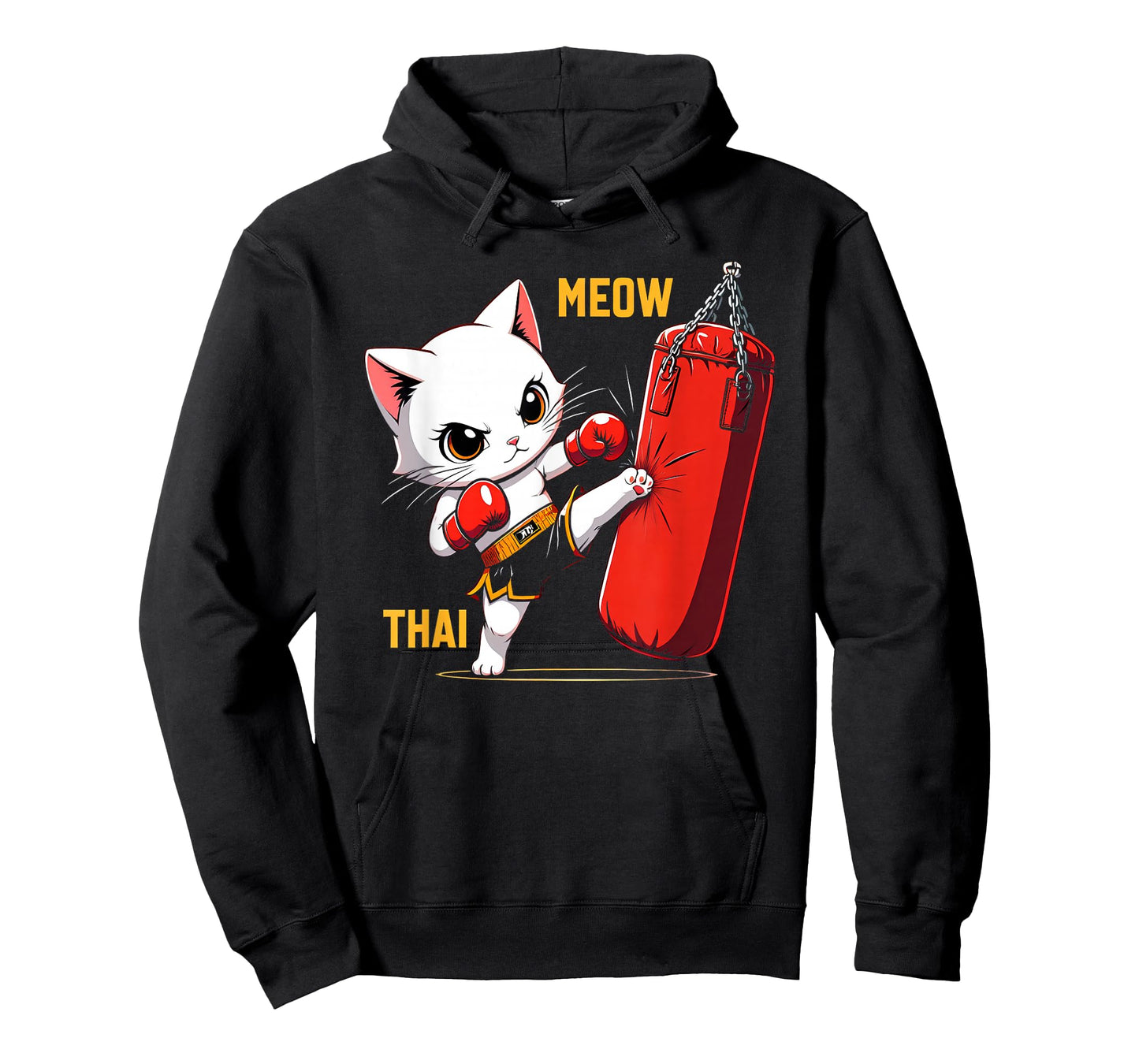 Muay Thai Cat, Meow Thai, Thai Boxing For Youth, Muay Thai T-Shirt