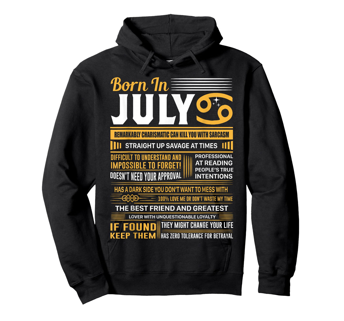 July Birthday Gifts - Born in July Cancer T-Shirt T-Shirt