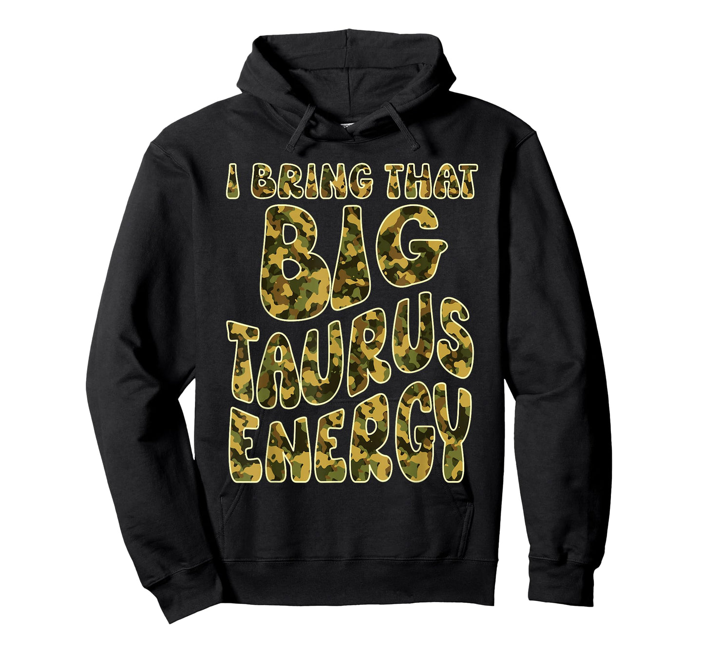 Taurus For Men Camouflage Taurus King Big Taurus Energy Camo T-Shirt