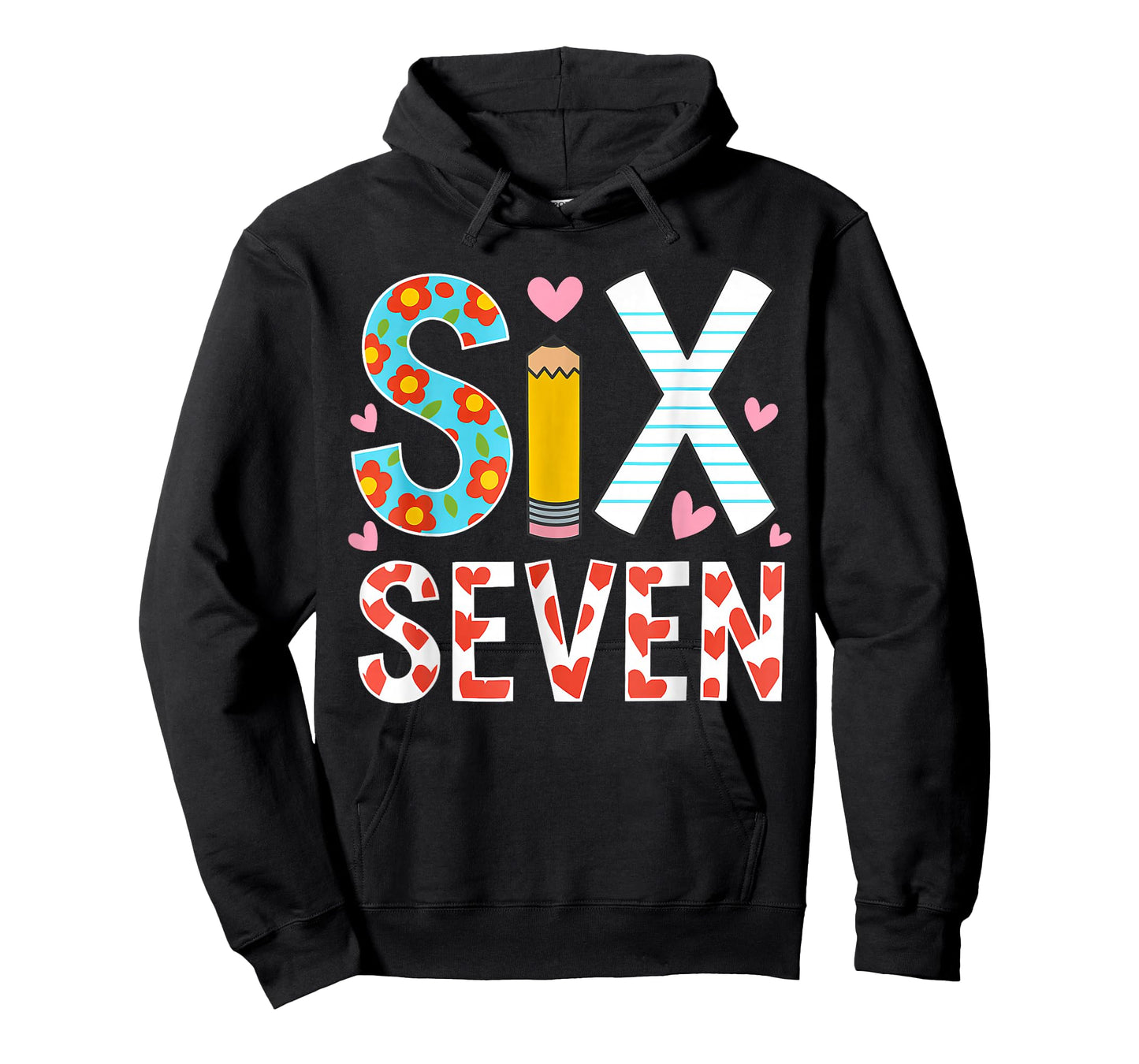 6 7 Six Seven Meme School Teacher Student Men Women Girls T-Shirt
