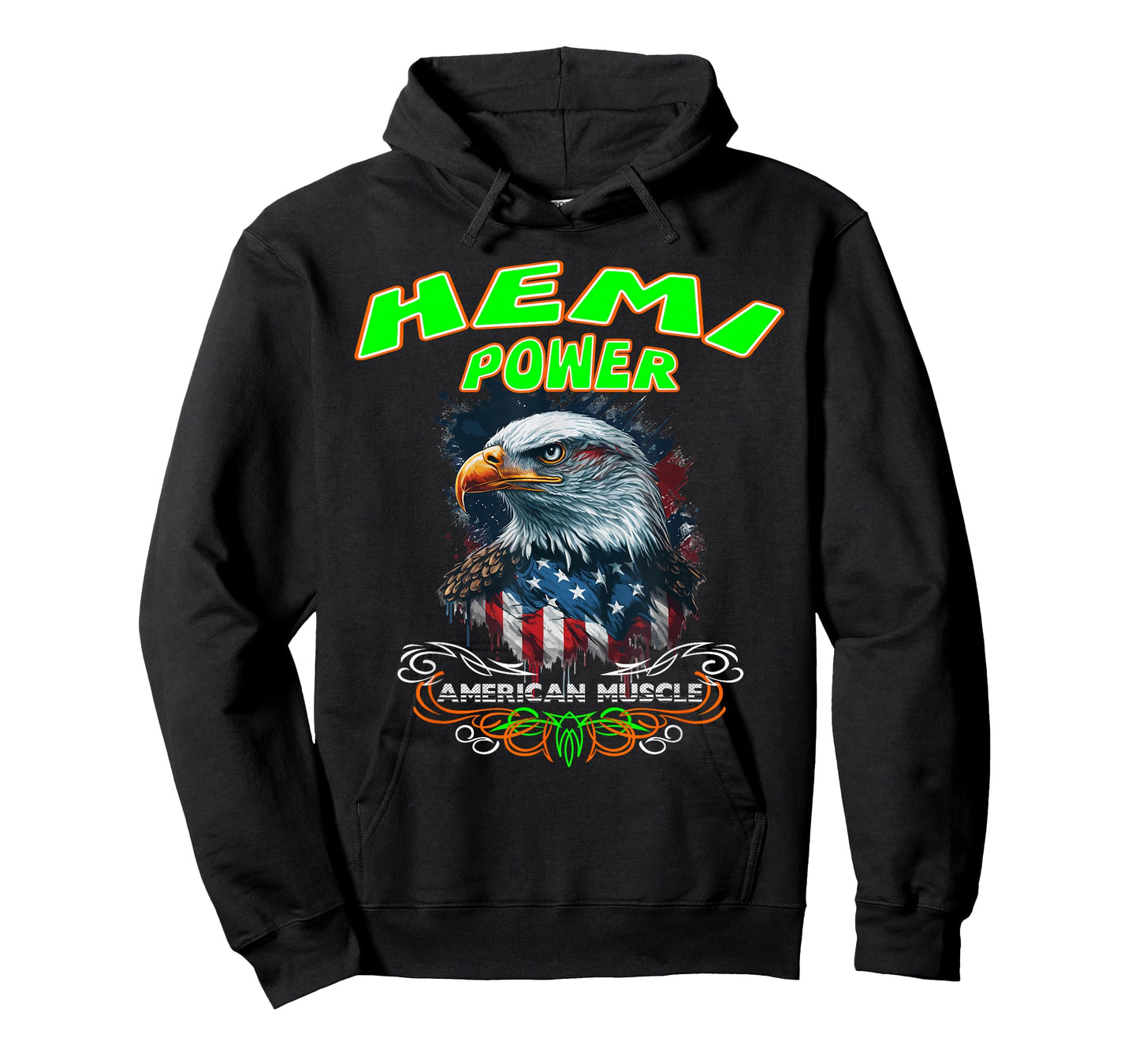 392 Hemi Power Patriotic Eagle Muscle Car Design T-Shirt