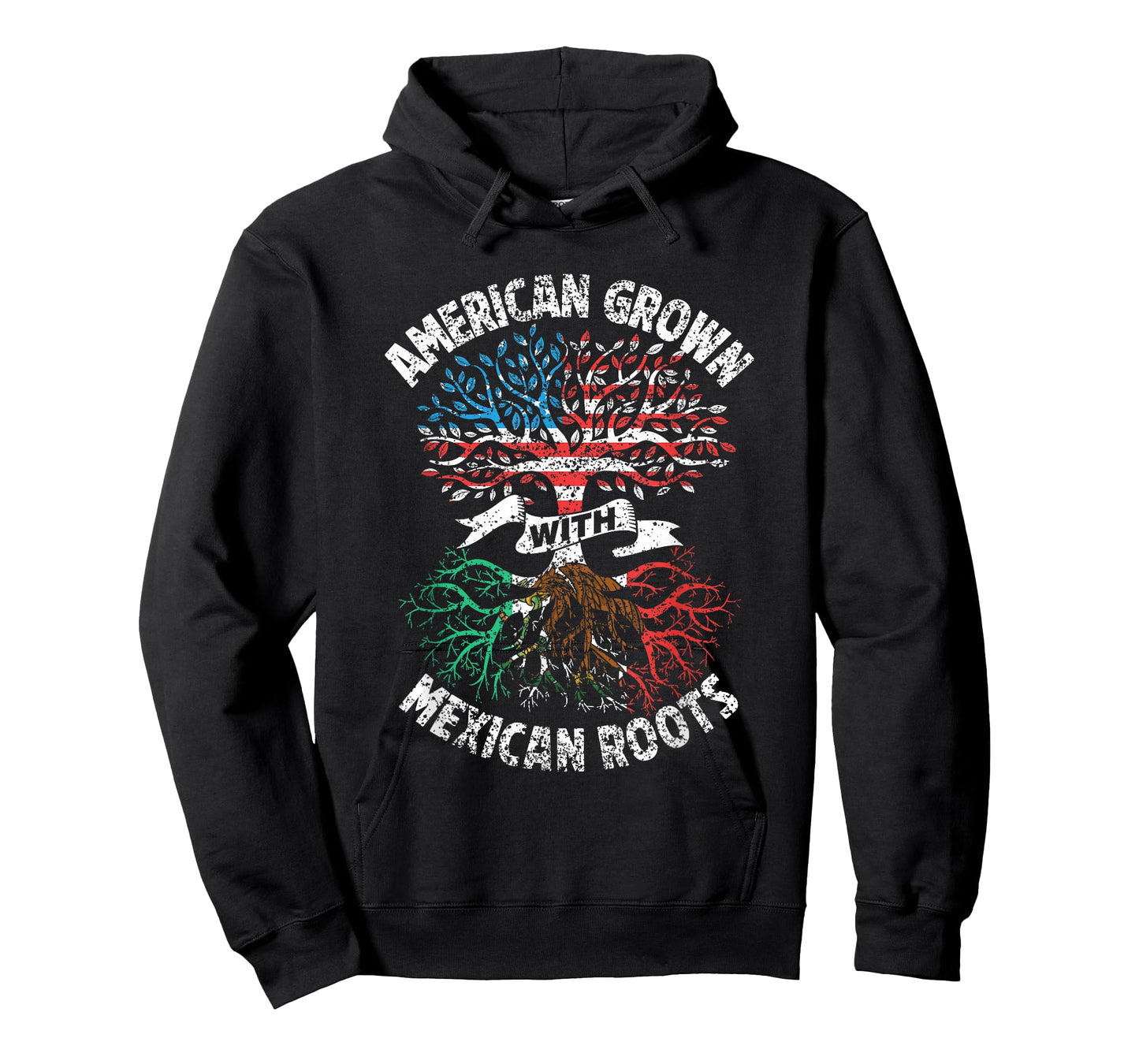 American Grown with Mexican Roots USA Mexico T-Shirt
