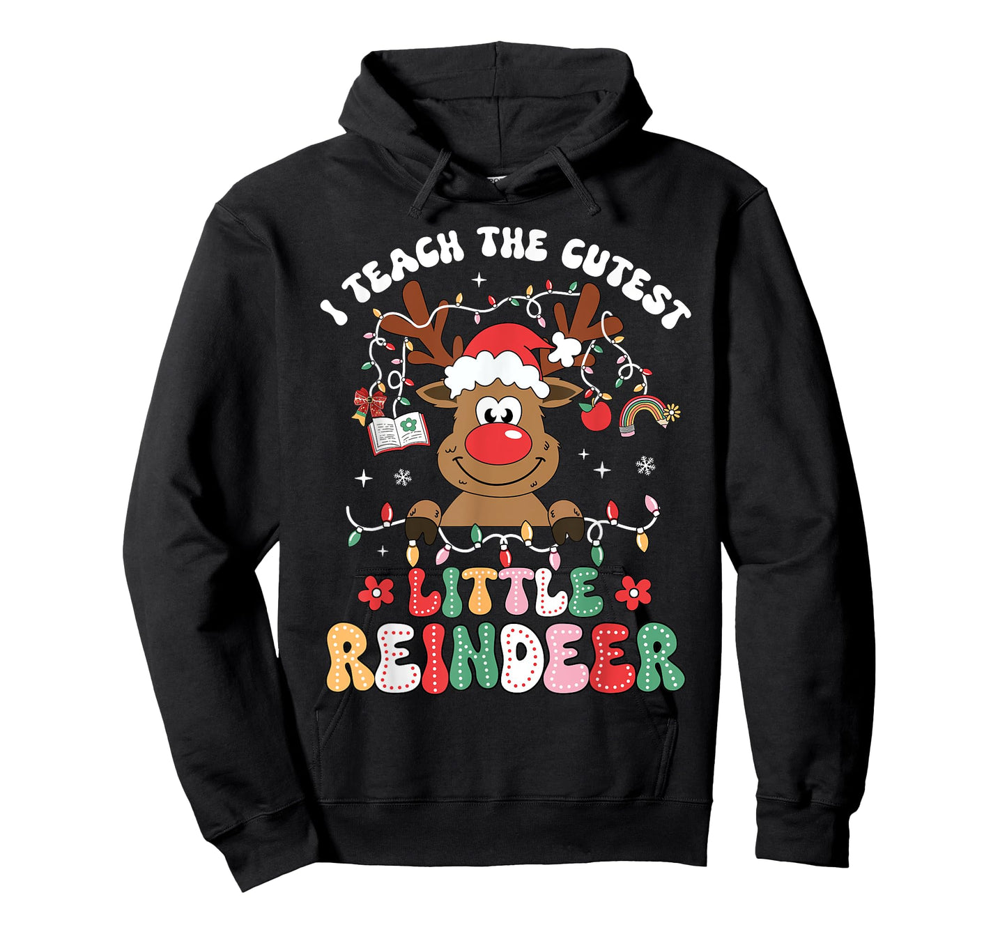 Christmas Teacher I Teach The Cutest Little Reindeer Kid Boy T-Shirt