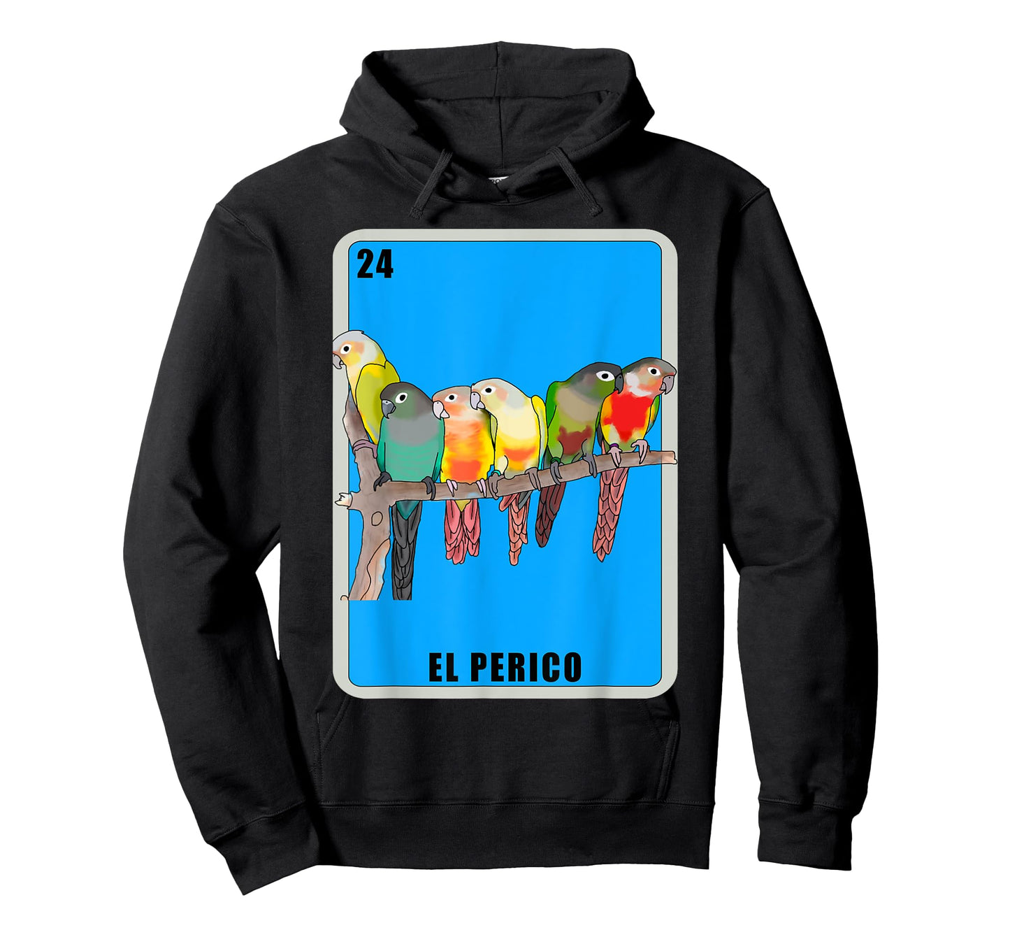 El Perico Card Parakeet Mexican Lottery Card T-Shirt