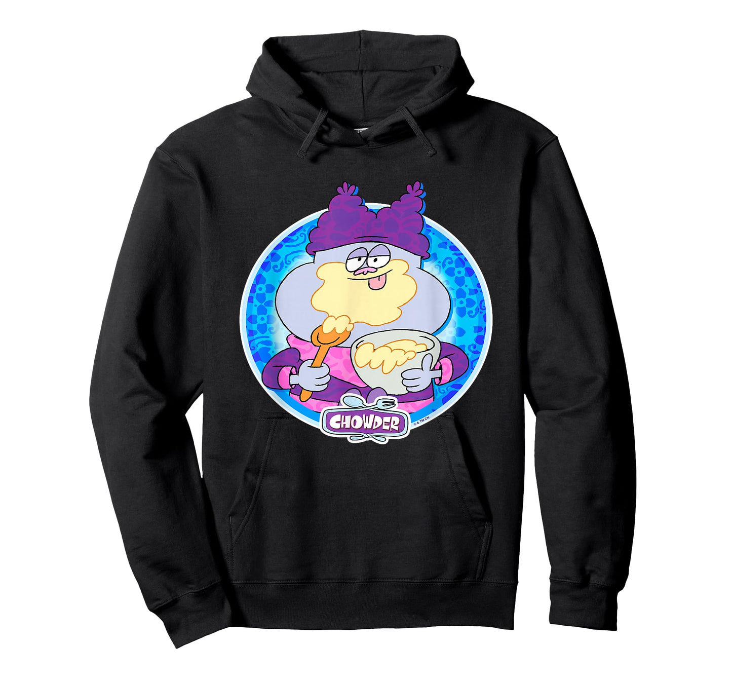 Chowder Licking The Spoon With Bowl Mix Vintage Portrait T-Shirt
