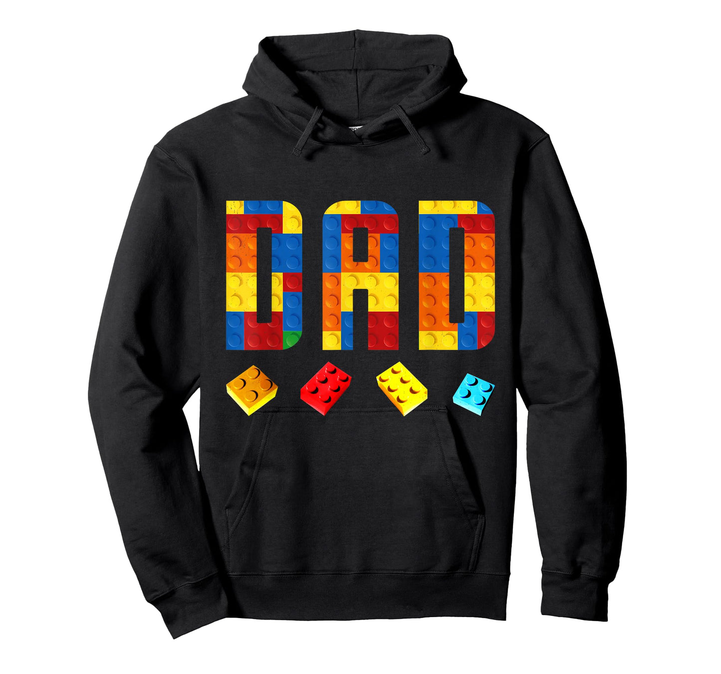Dad Master Builder Building Blocks Birthday Family Matching T-Shirt