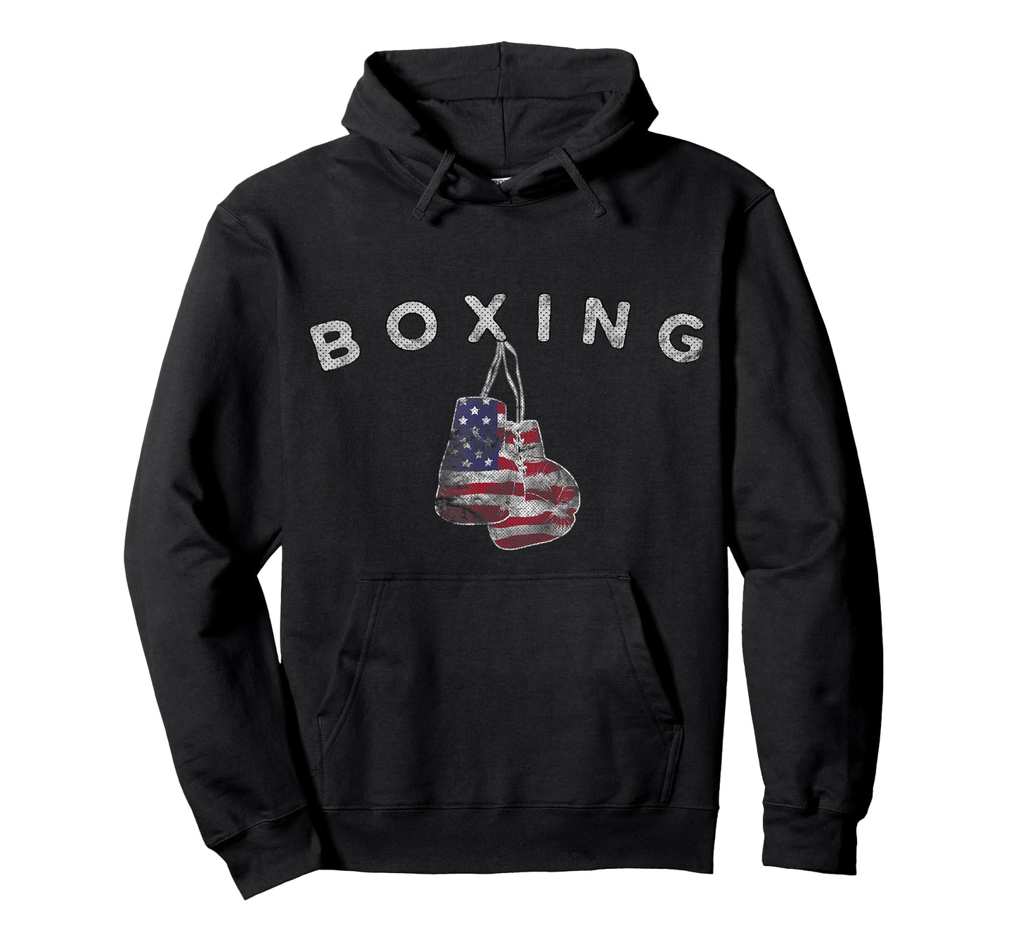 Vintage US Flag Boxing Gloves T-Shirt for July 4th T-Shirt