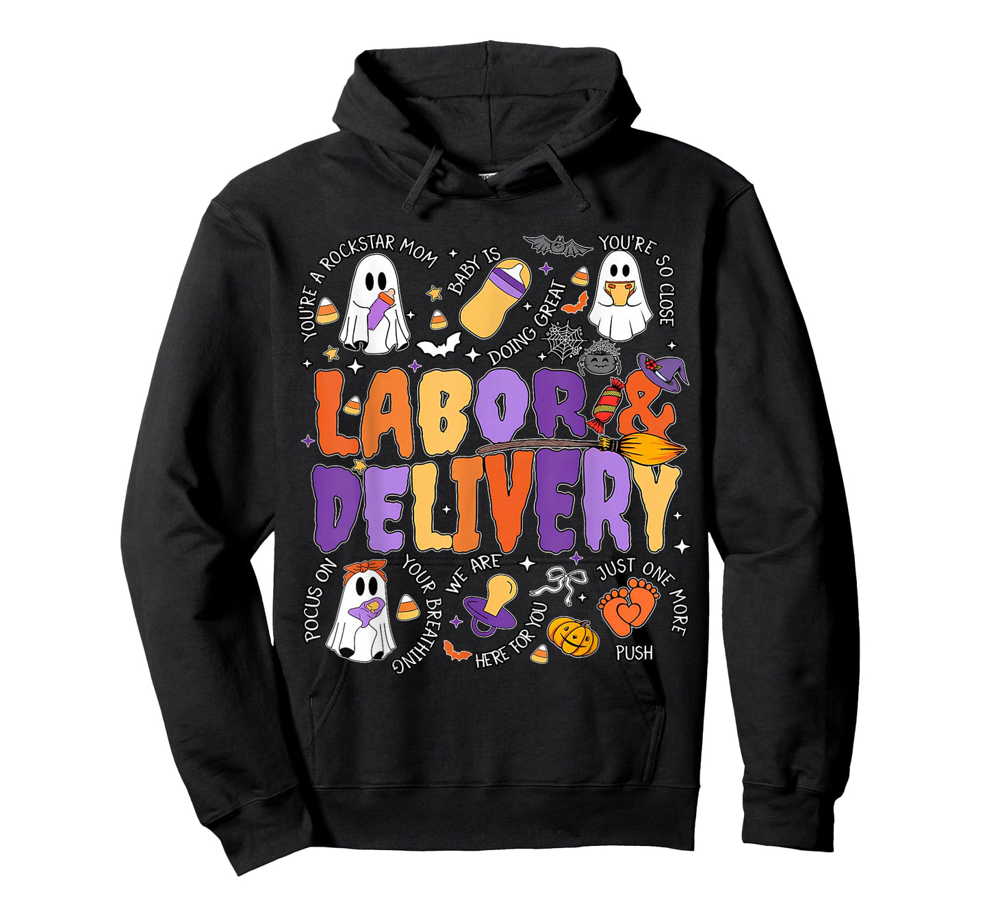 Cute Halloween Labor and Delivery Nurse, Halloween L&d Nurse T-Shirt