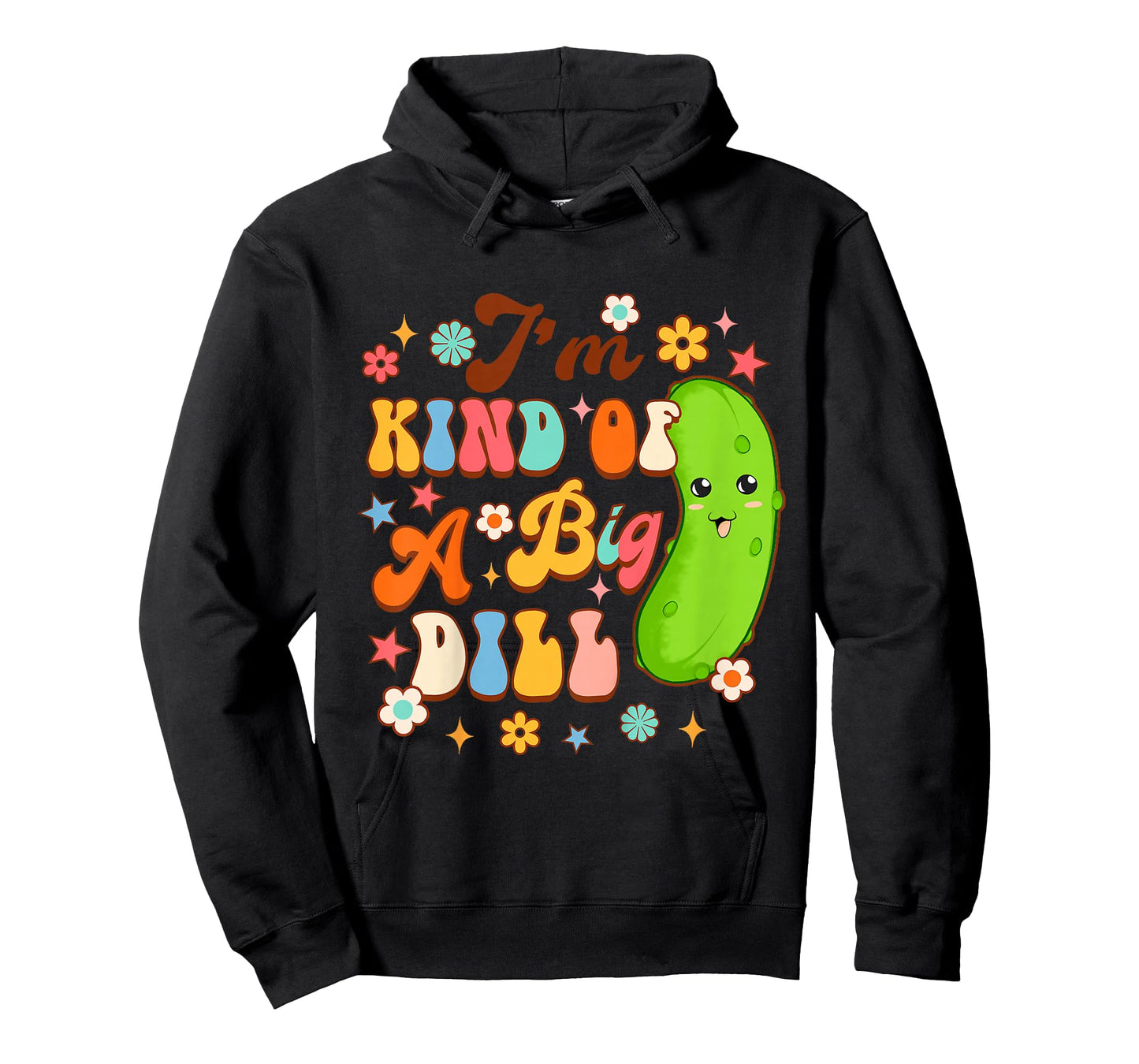 Kids Pickle Lover Cucumber Baby Shower I'm Kind Of A Big Dill T-Shirt
