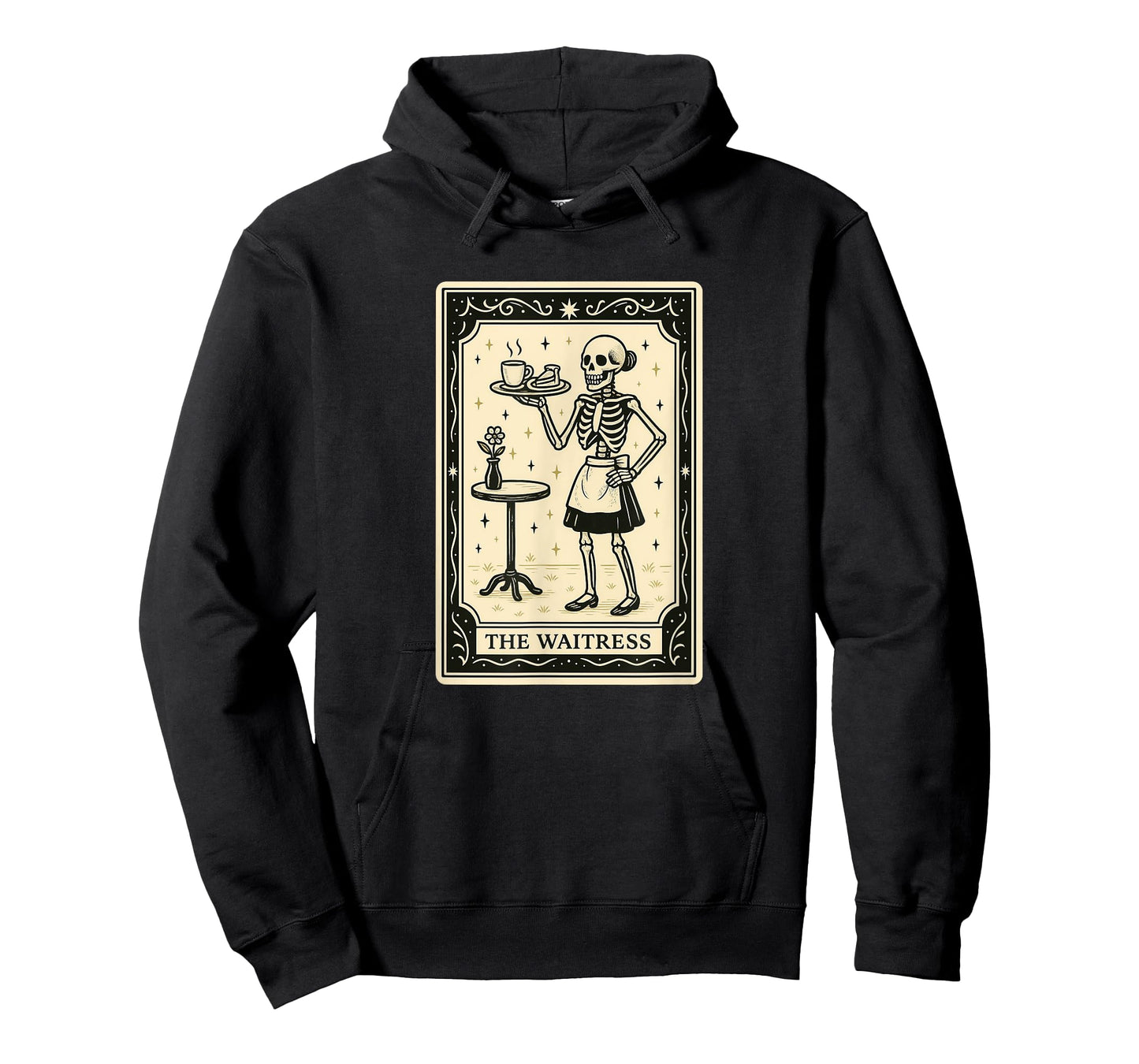 The Waitress Tarot Card - Halloween Spooky Gothic Witchy T-Shirt