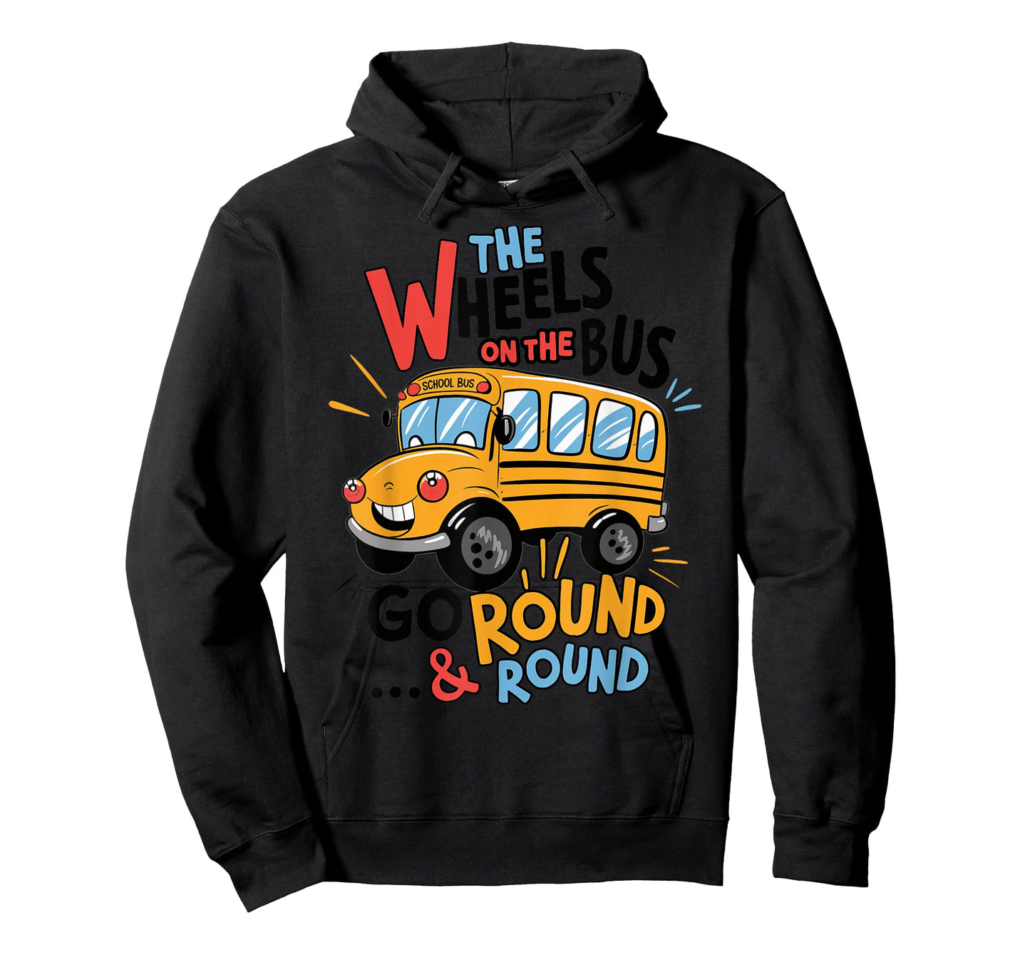 Funny The Wheels On The Bus Toddler Kids Back to School T-Shirt