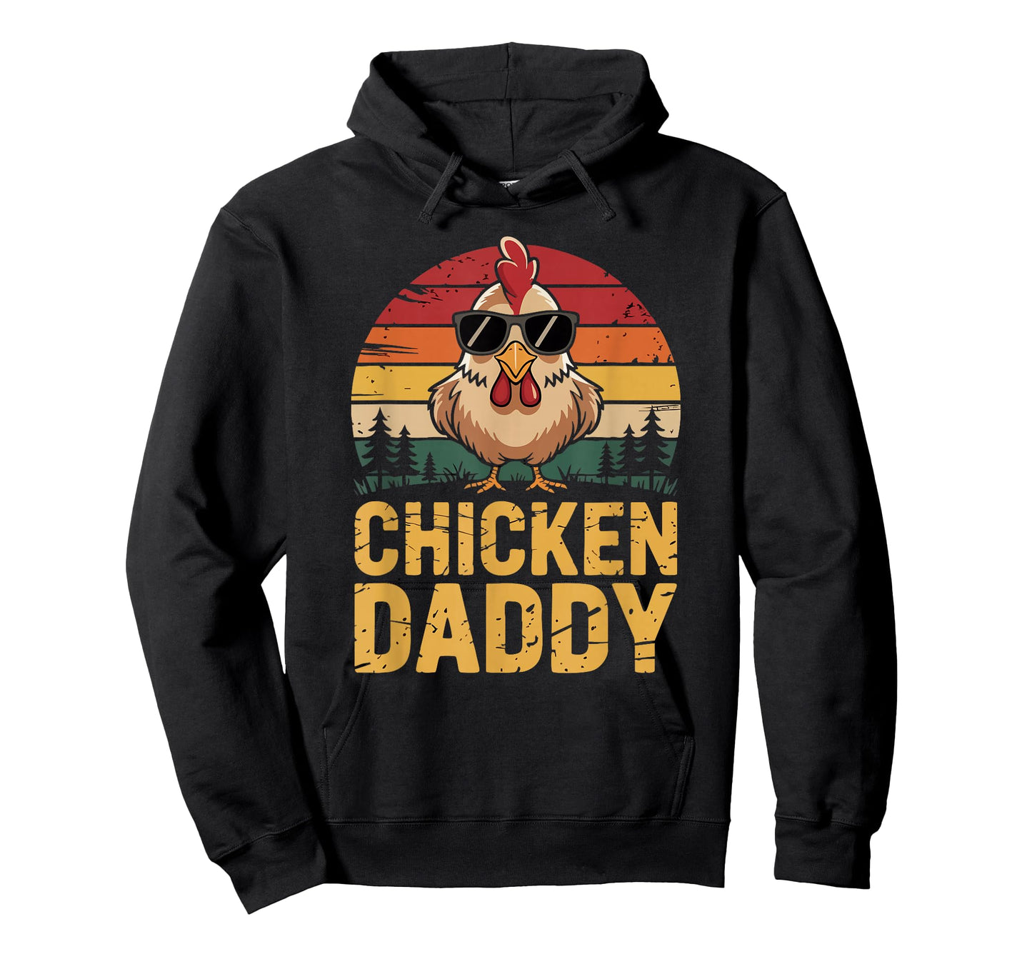 Chicken Daddy Funny Poultry Farming Father Who Raise Chicken T-Shirt