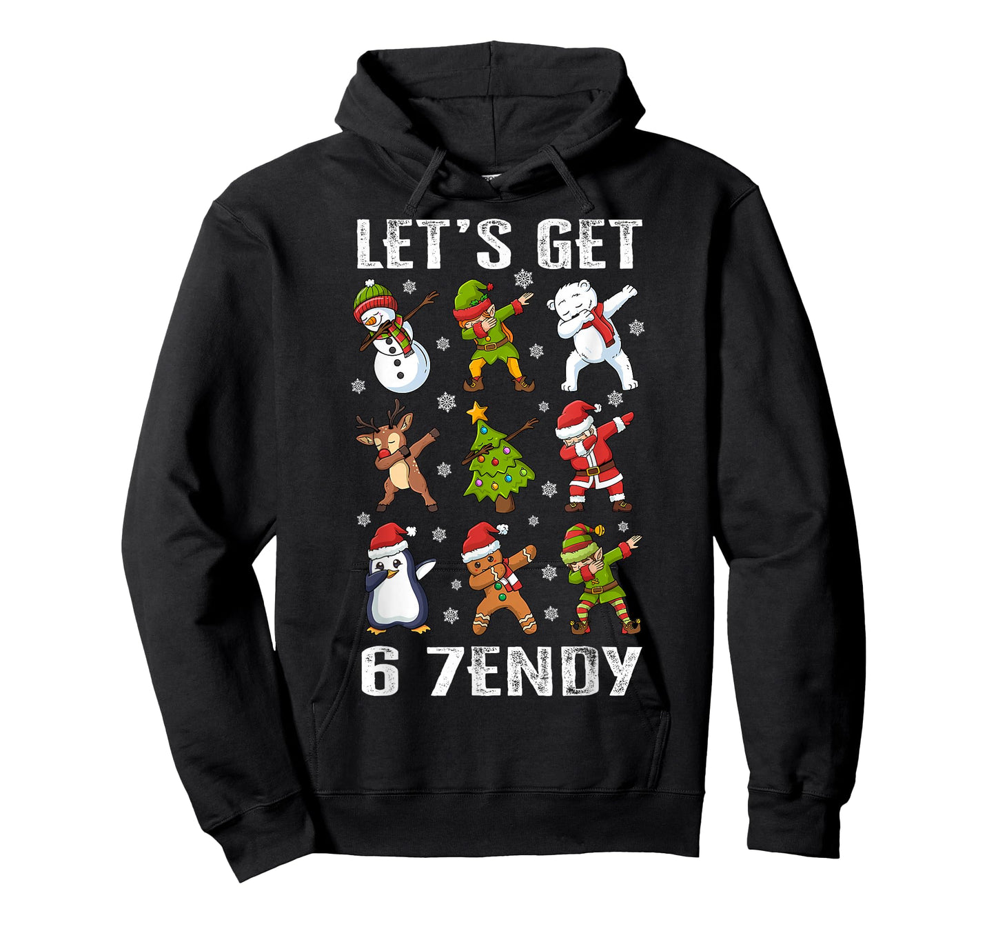 Let's Get 6 7endy Six Seven 67 Christmas Dabbing Santa Dab T-Shirt