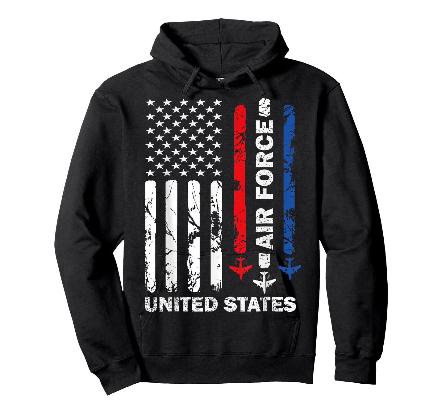 United States Air Force American Vintage USA Flag Patriotic T-Shirt