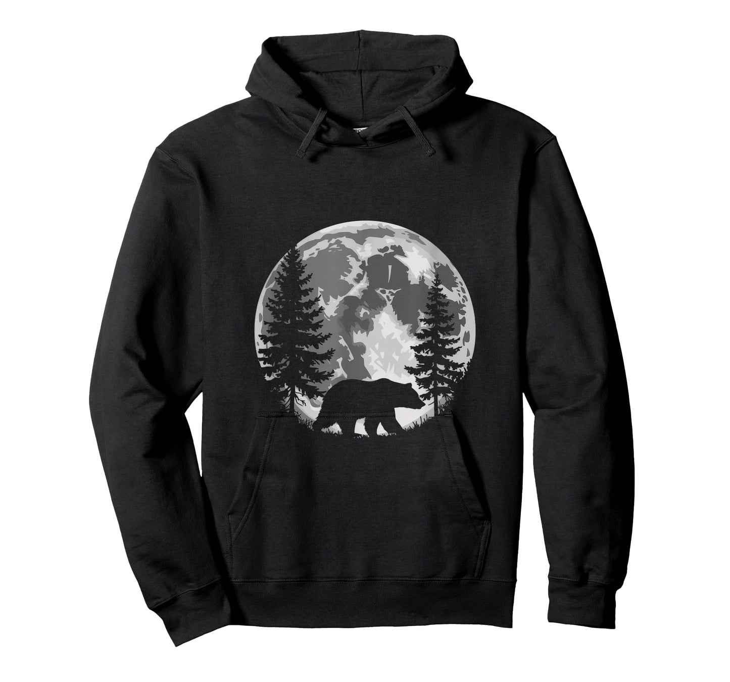 Nature Bear Moon Forest Wildlife Outdoor T-Shirt