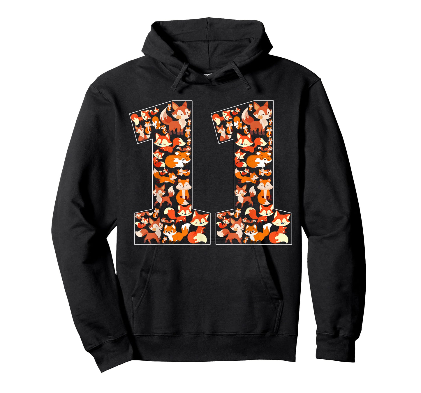11th Birthday Fox Themed 11 Years Old Fox Lover Party T-Shirt