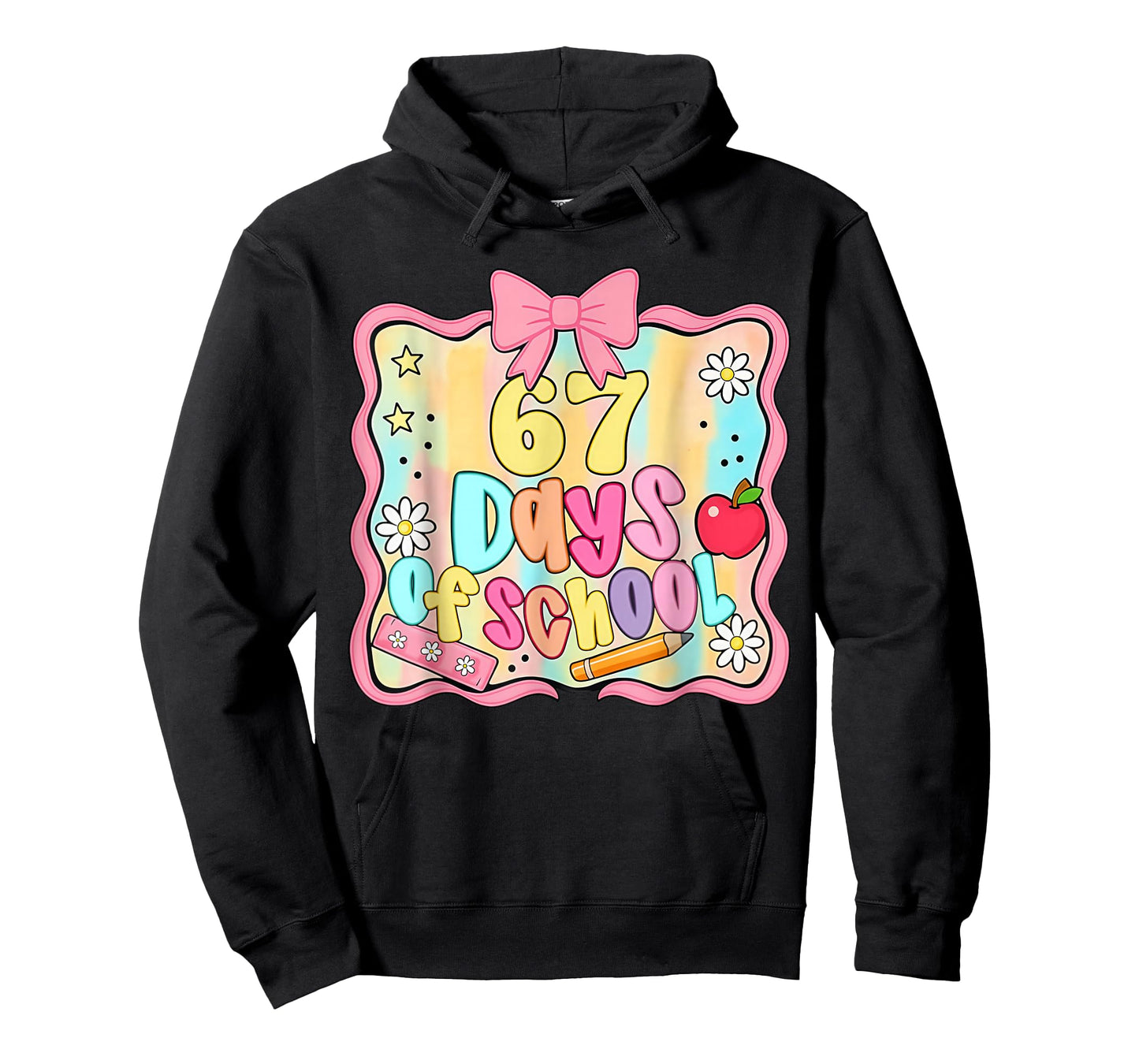 67 Days of School Preppy 67th Day of School Teacher Kids T-Shirt