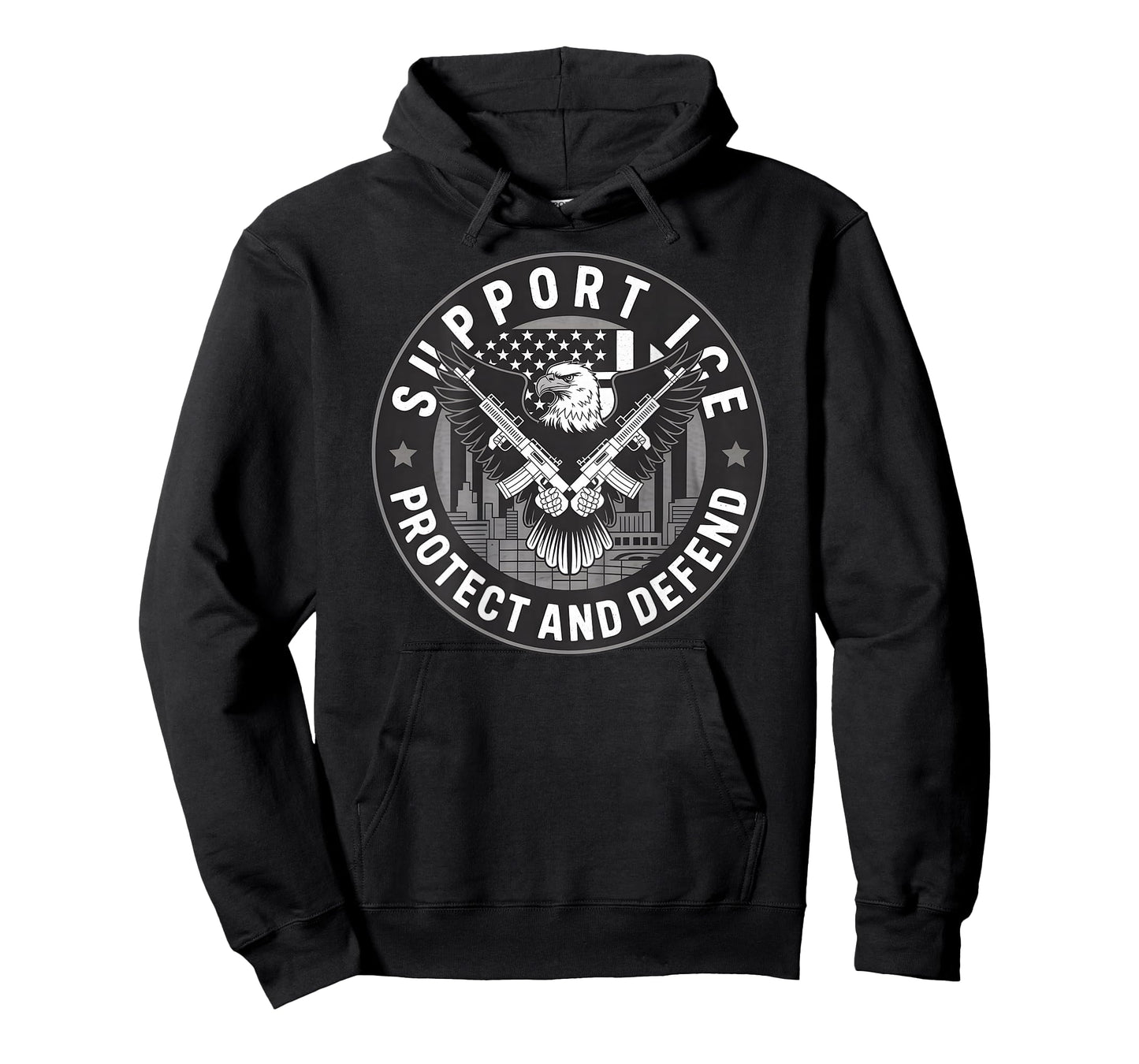 Support Our ICE Officers – Protecting America’s Borders T-Shirt