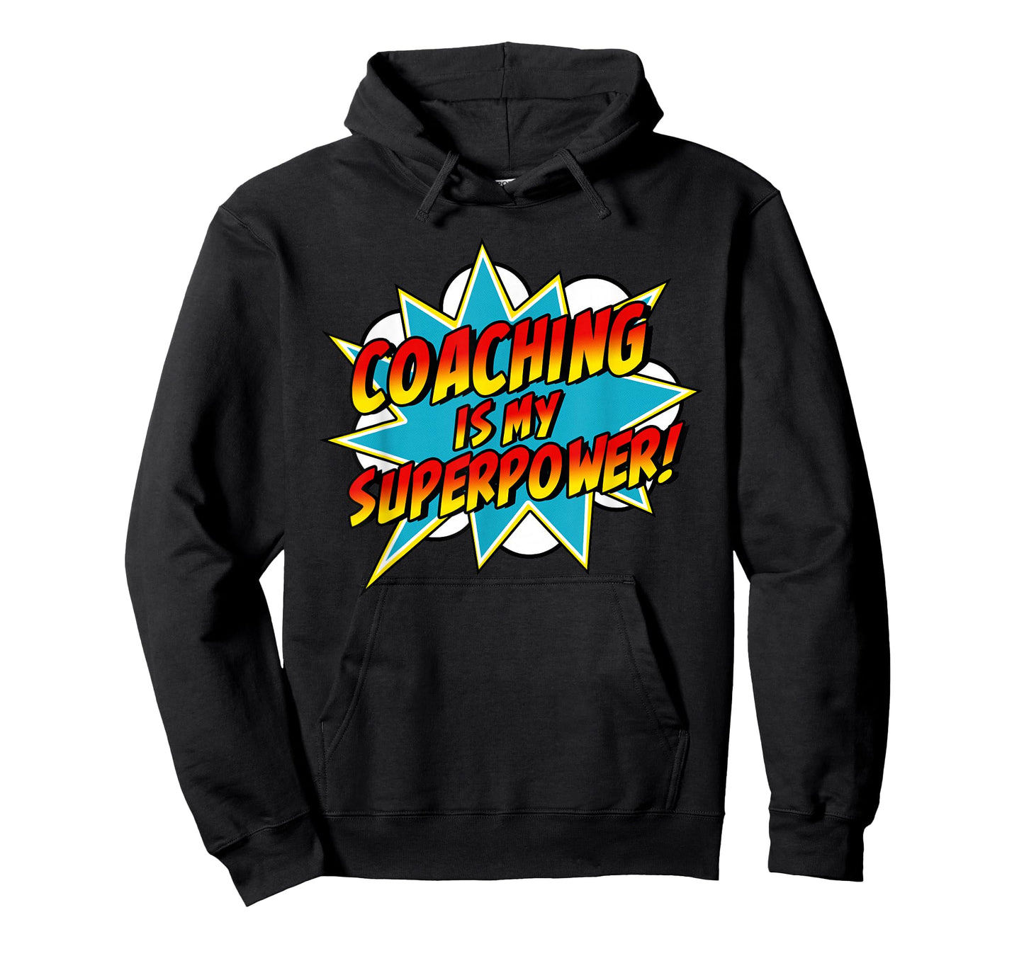 Coaching Is My Superpower | Retro Comic Coach T-Shirt