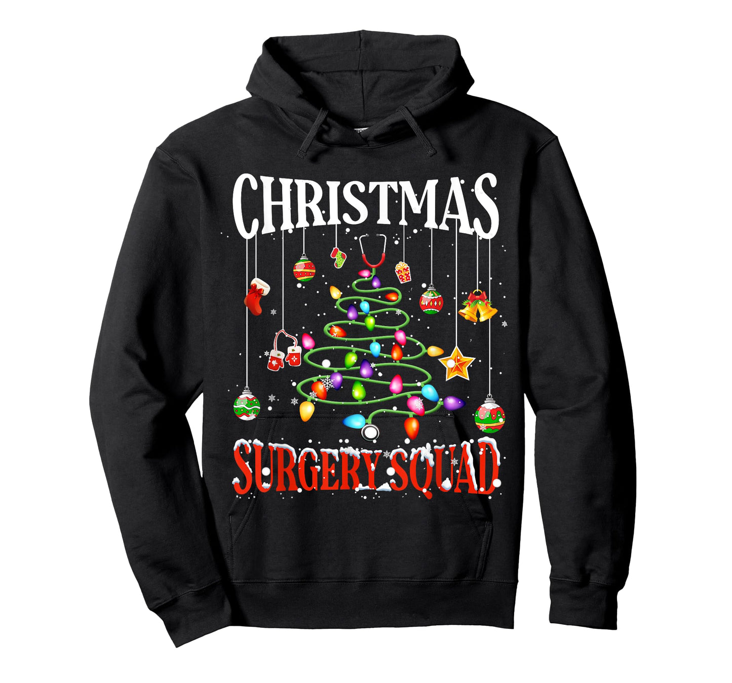 Christmas Surgery Squad Medical Surgical Nurse RN Xmas T-Shirt