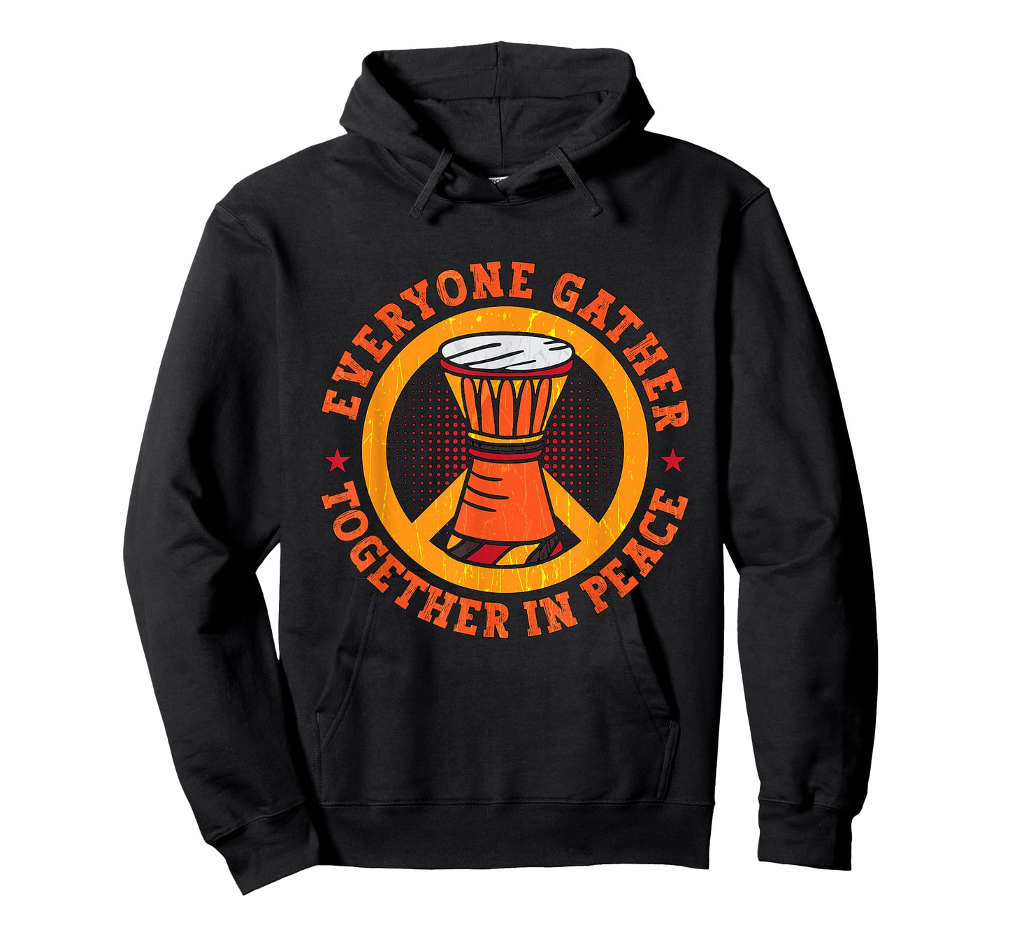Everyone Gather Together In Peace Drumming Instrument Djembe T-Shirt