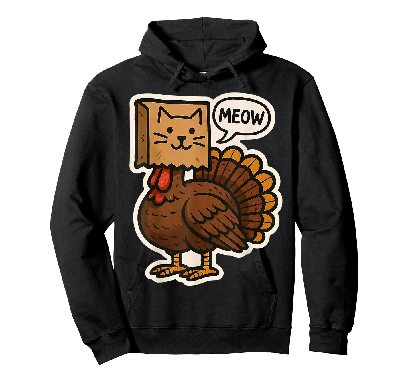 Turkey Disguised As Cat Meow Funny Thanksgiving Owner Lover T-Shirt