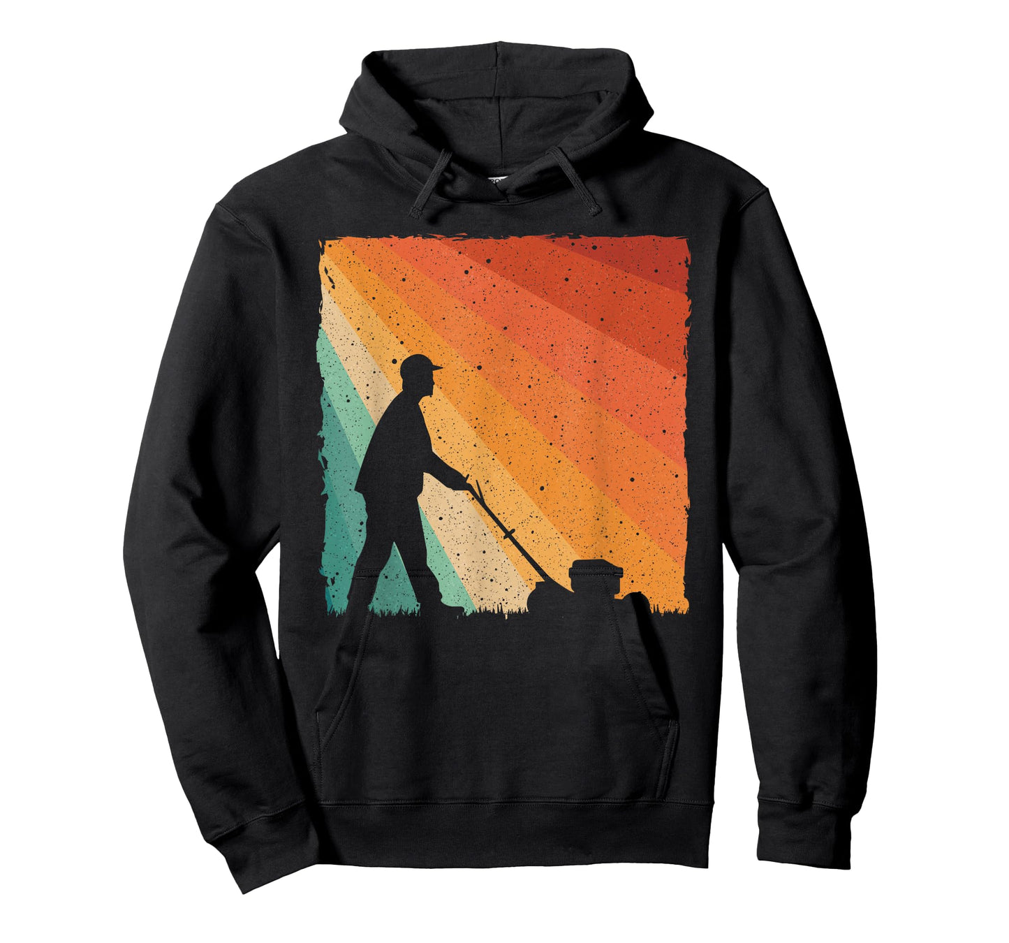 Cool Vintage Landscaper Art For Men Dad Lawn Mower Lawn Care T-Shirt
