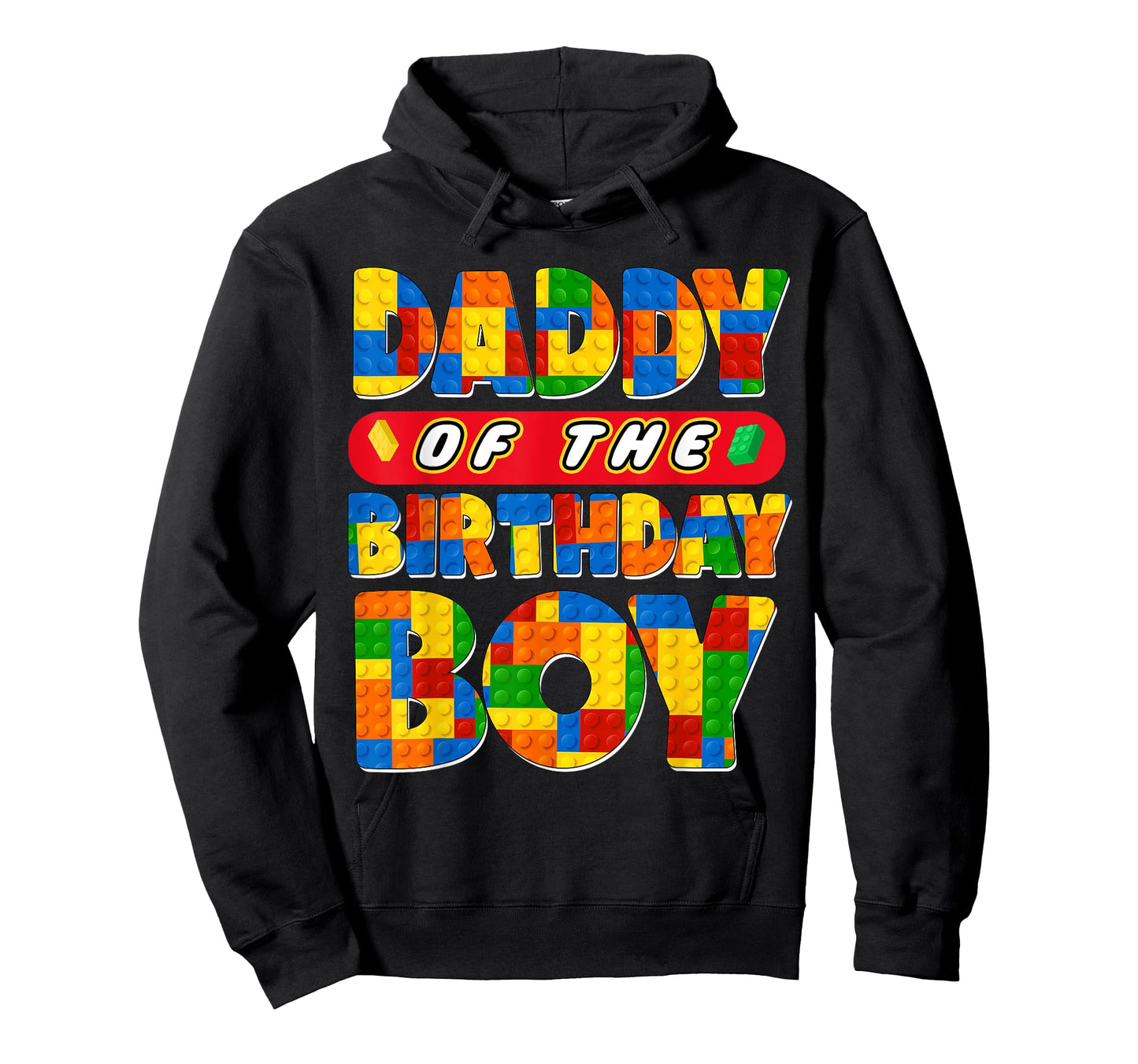 Dad And Mom Daddy Birthday Boy Building Bricks Family Party T-Shirt