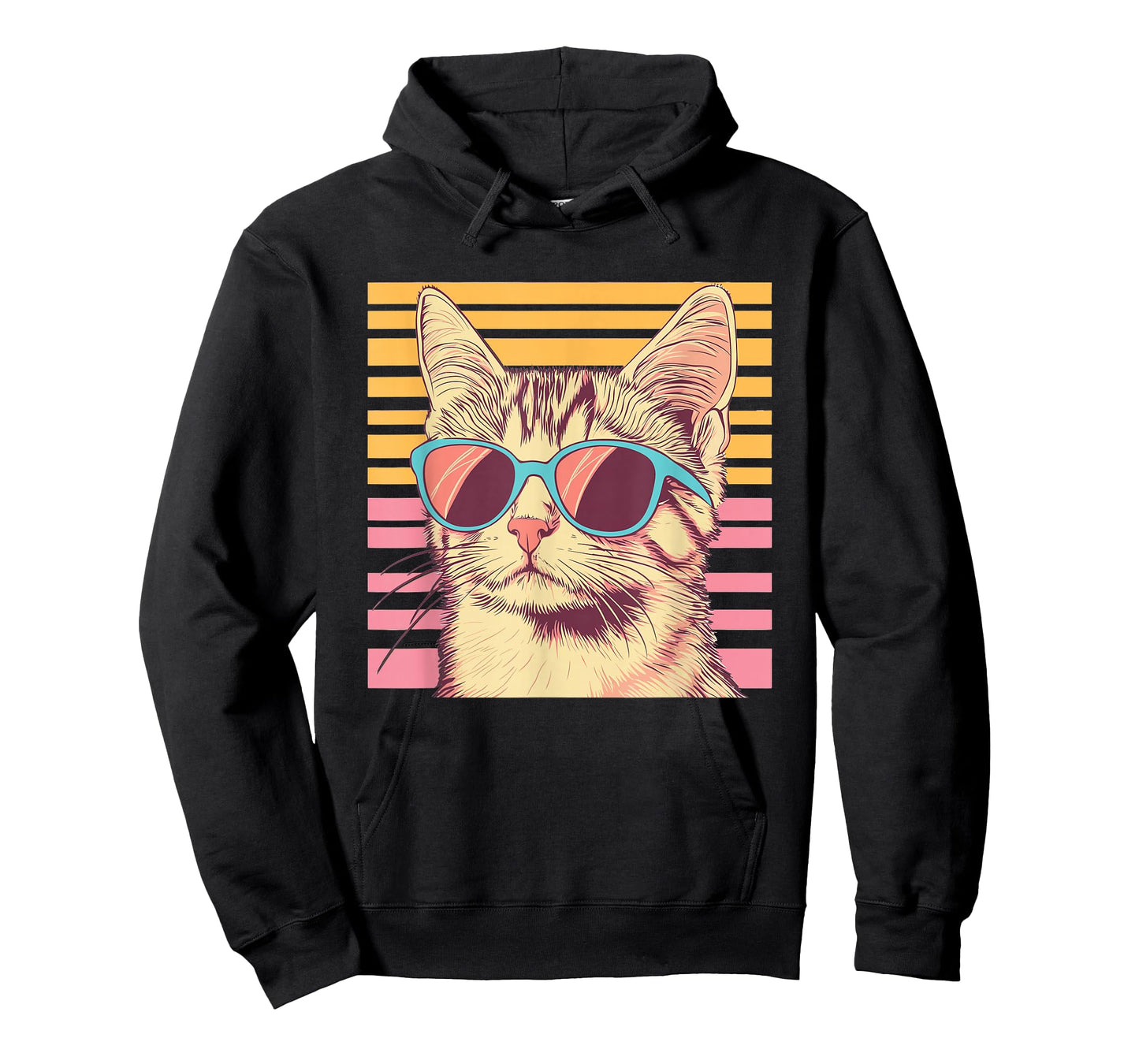 Retro Cat with Sunglasses I Kids Cat T-Shirt
