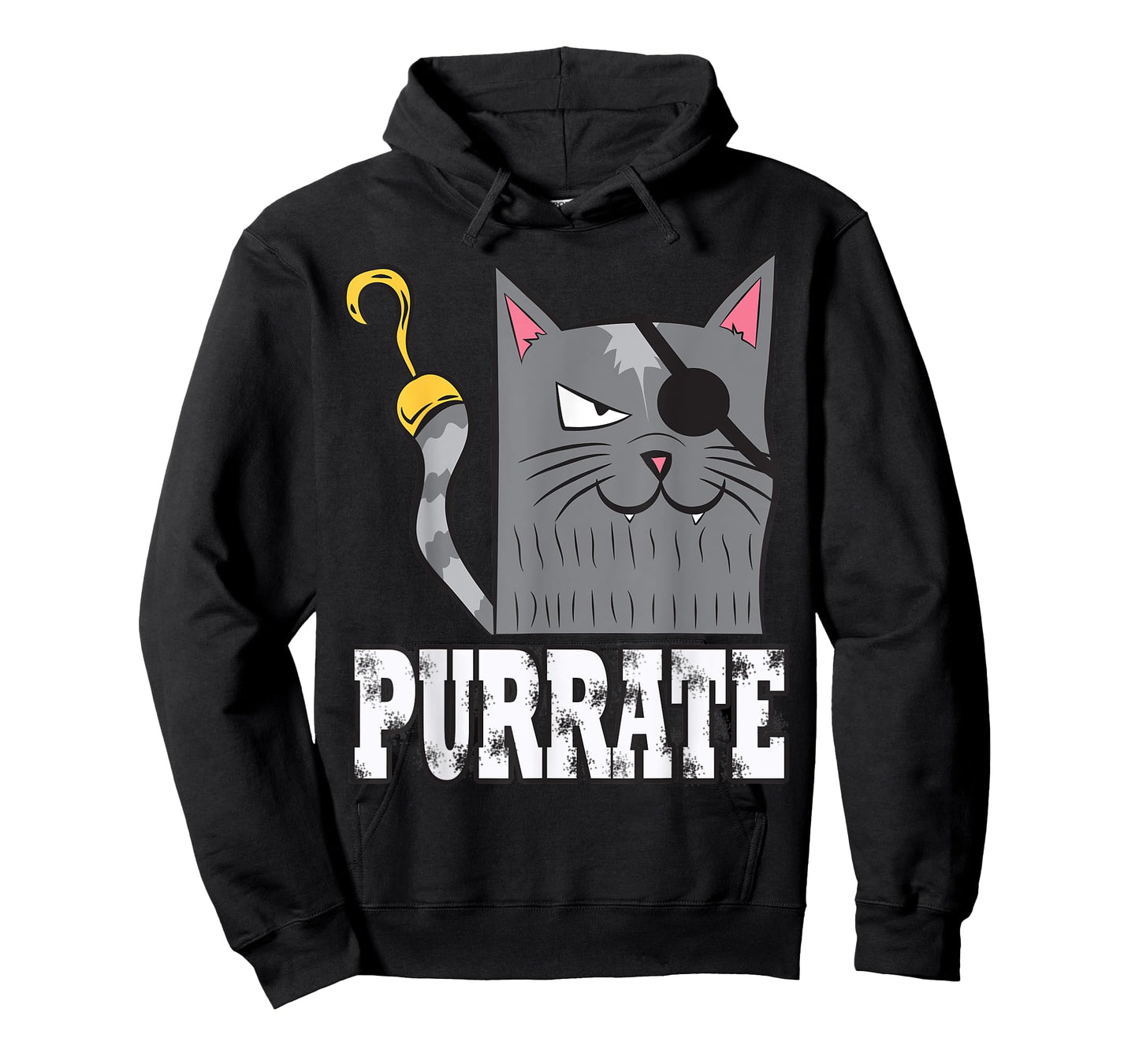 Purrate Pirate Cat Purrate Captain Kitty Eye Patch Sea T-Shirt