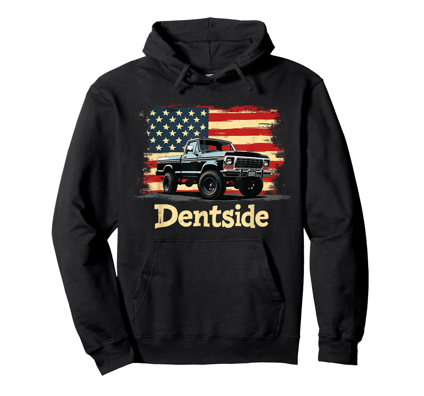 Dentside Classic Truck Dentside Lifted Highboy 4x4 Truck T-Shirt