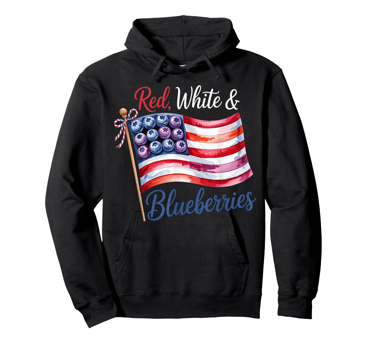 Red, White and Blueberries Women Men T-Shirt
