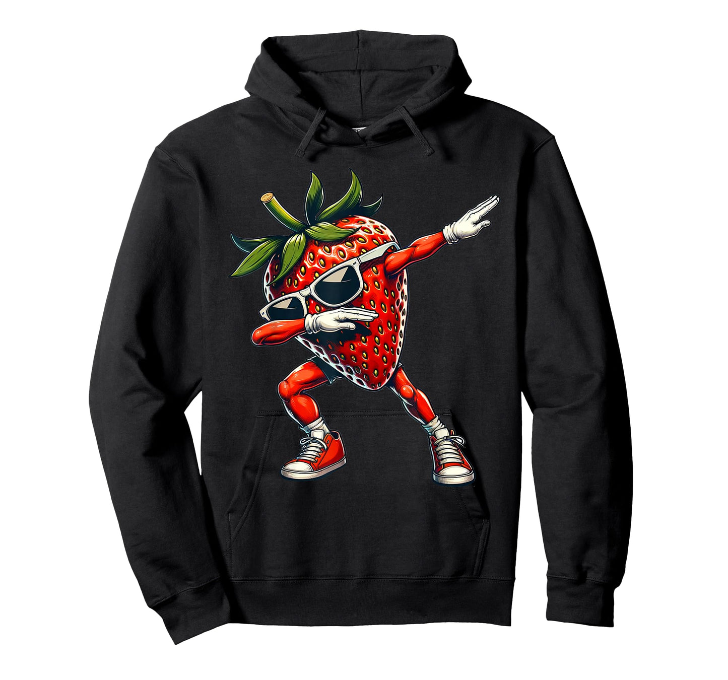 Dabbing red Strawberry | Funny red Berry with Strawberry T-Shirt