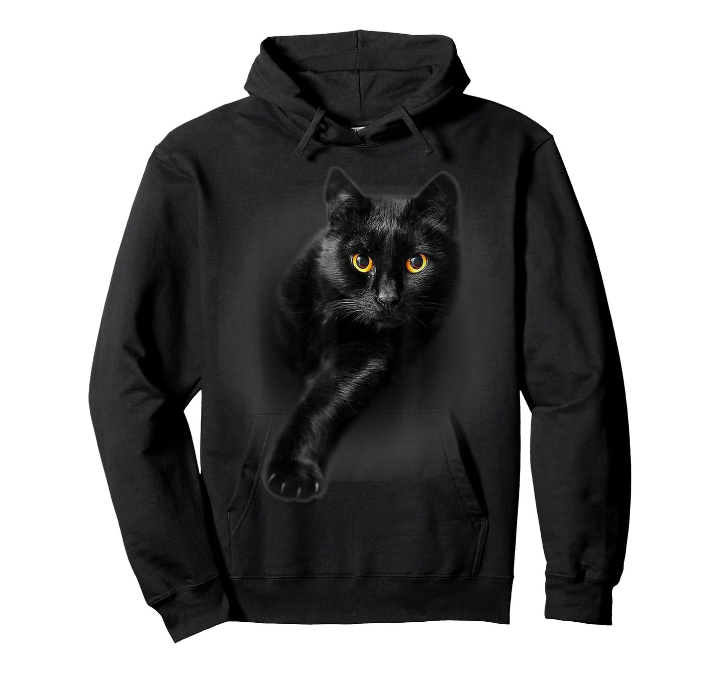 Black Cat Yellow Eyes T-Shirt Cats Tee Shirt Gifts T-Shirt