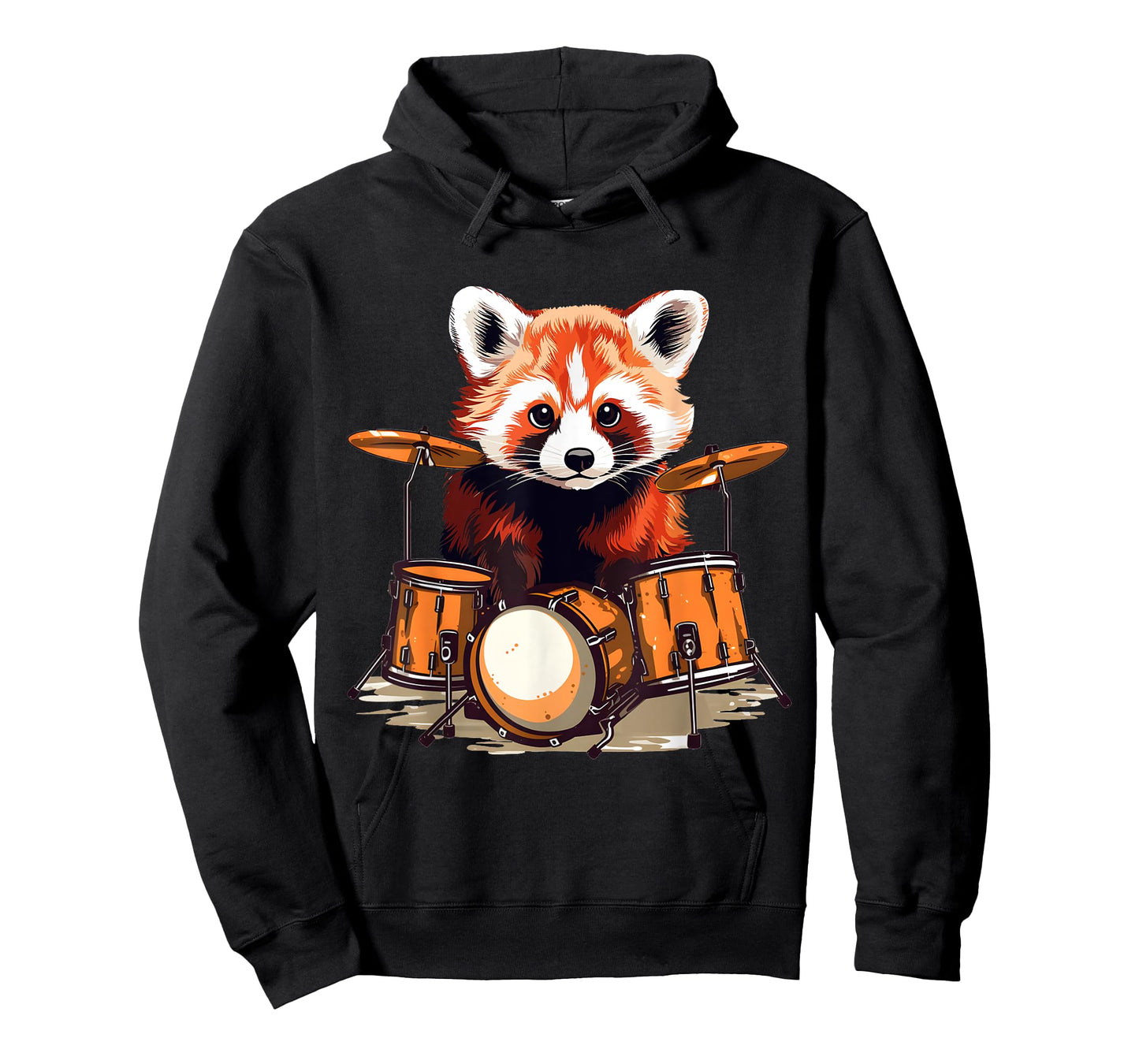 Drumming Red Panda Drum Player Drummer Percussion Drums T-Shirt