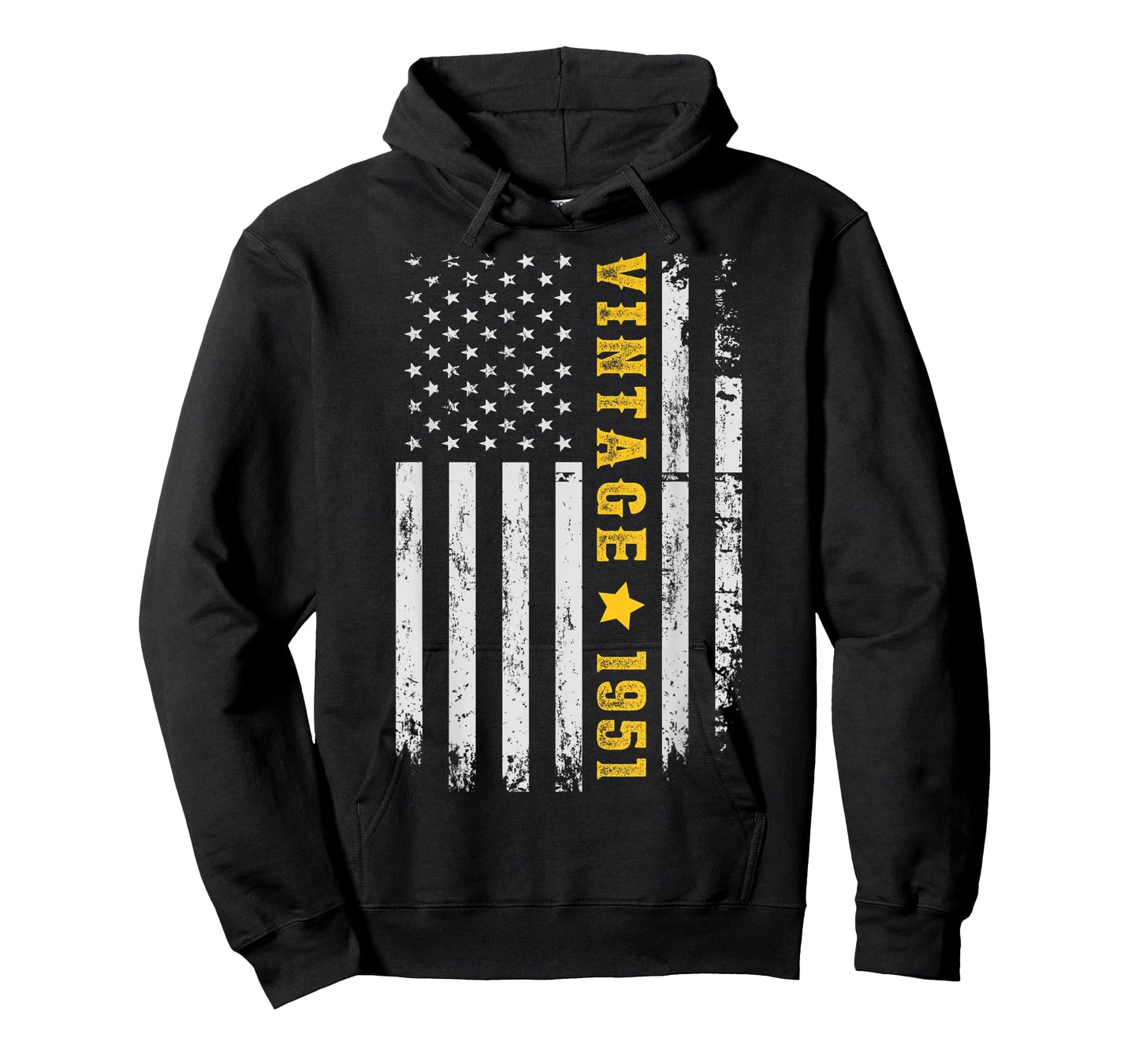 Vintage 1951 American Flag 70th Birthday Awesome Since 1951 T-Shirt