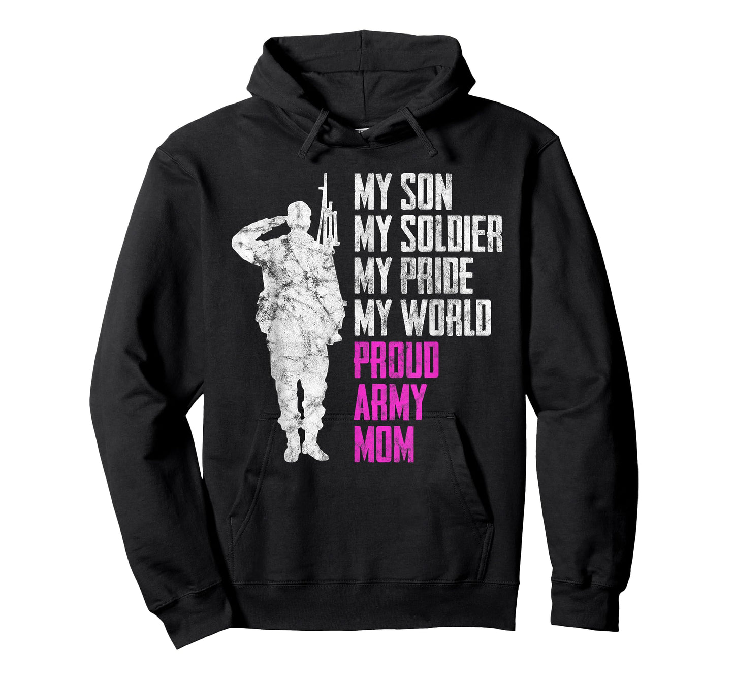 My Son My Soldier Proud Army Mom Military Mother T-Shirt