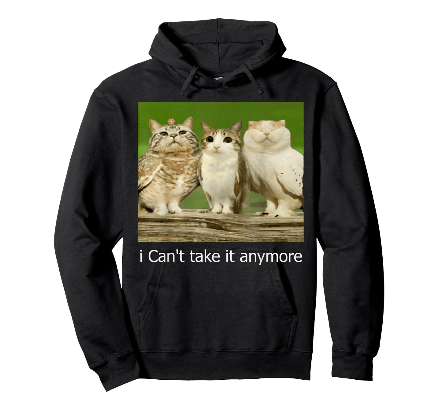 Cat Owl Funny Meowl Cursed Internet Trendy T-Shirt
