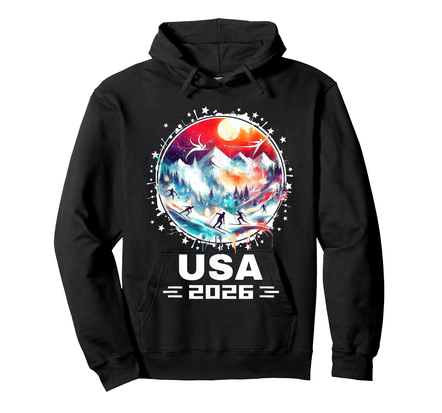 USA 2026 Go United States Winter Sports USA Team 2026 USA T-Shirt