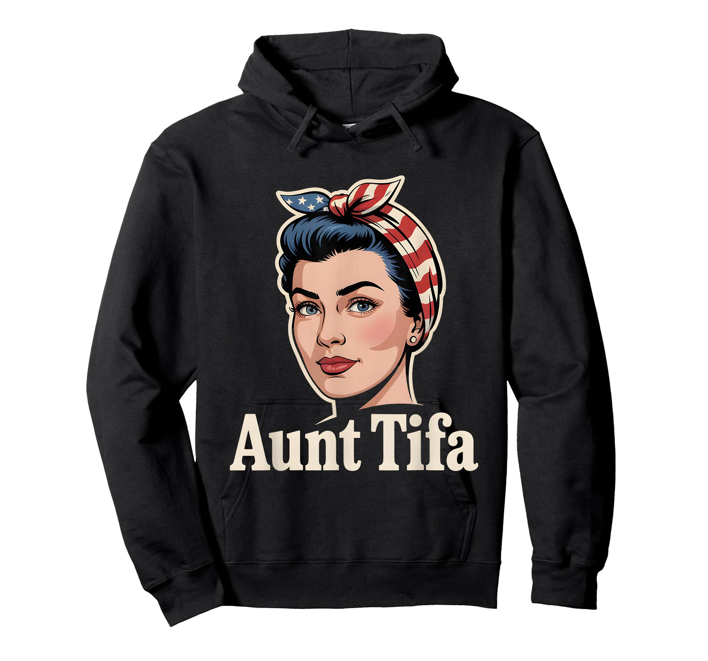 Aunt Tifa Patriotic Rosie Style T-Shirt