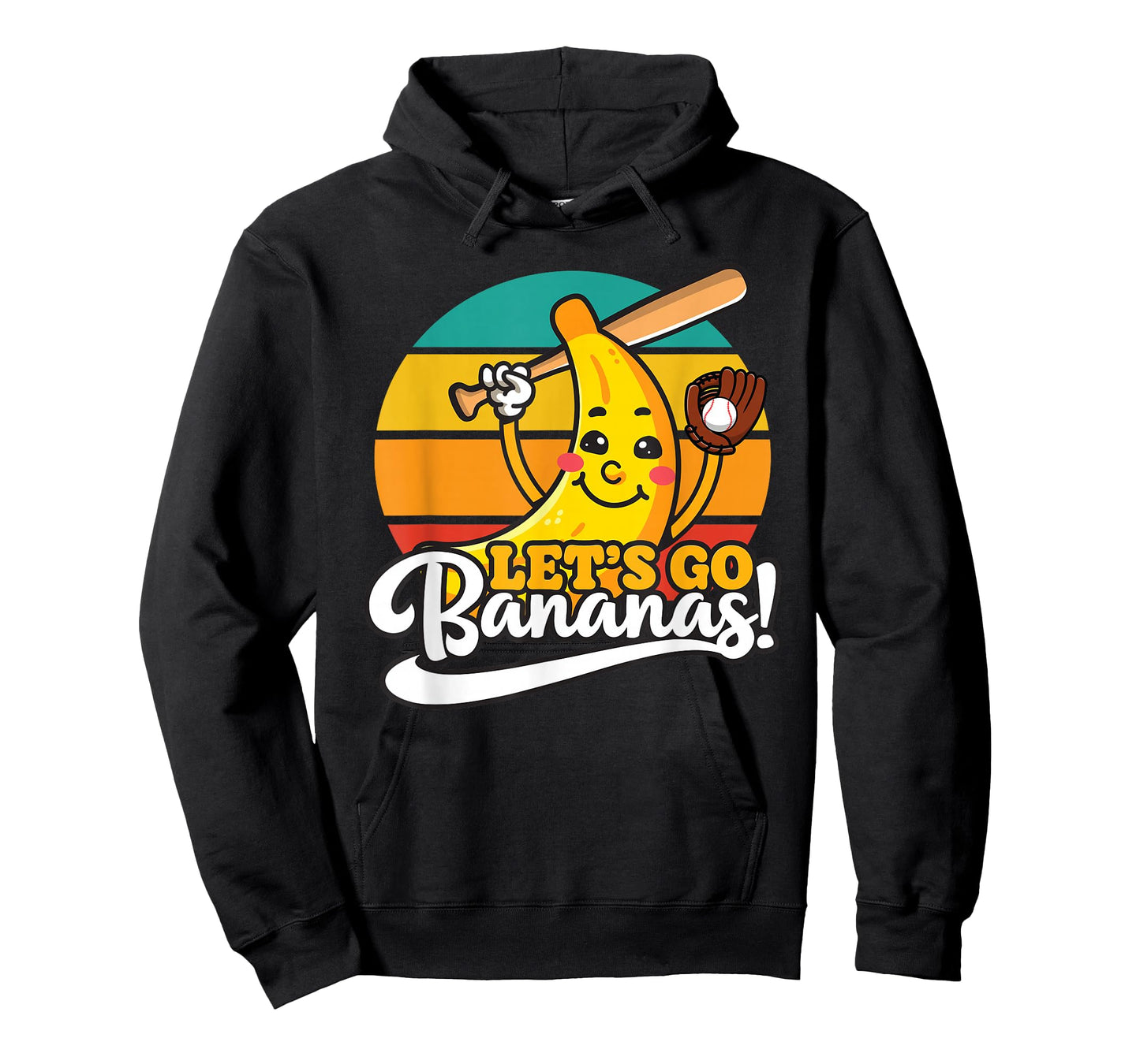 Funny Let’s Go Bananas Baseball T-Shirt