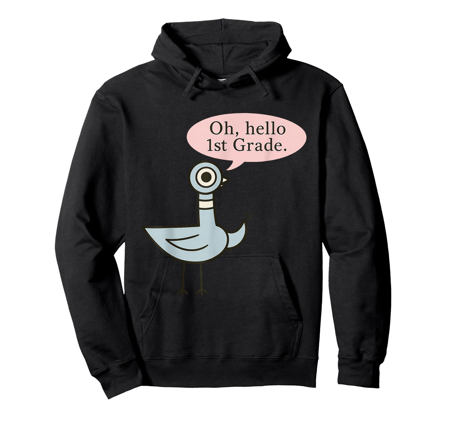 Oh Hello First Graders Cute Pigeon 1st Grade Teacher Funny T-Shirt