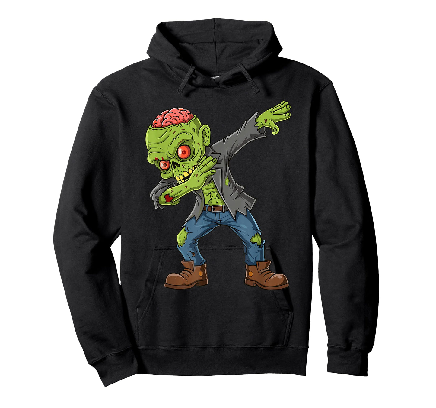 Dabbing Spooky Zombie Kids Boys Men Costume Halloween T-Shirt