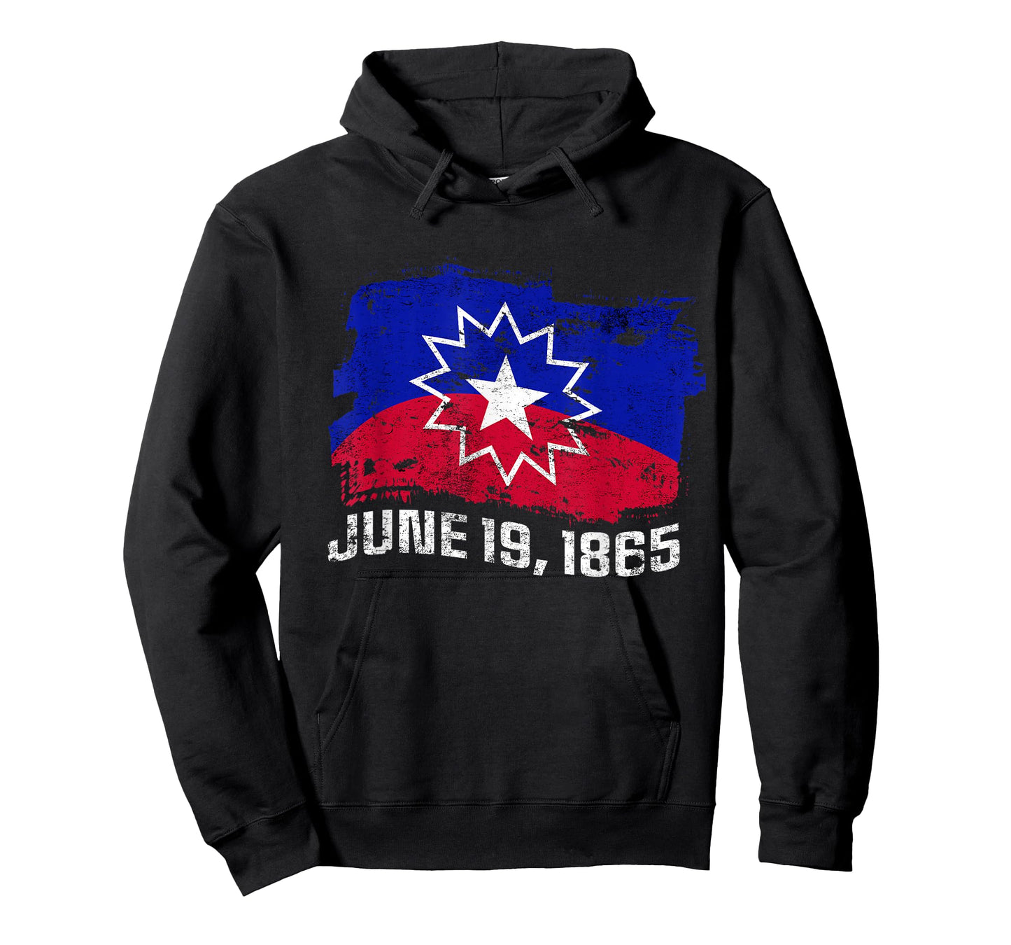 June 19 1865 Juneteenth Flag Black Freedom Black History T-Shirt