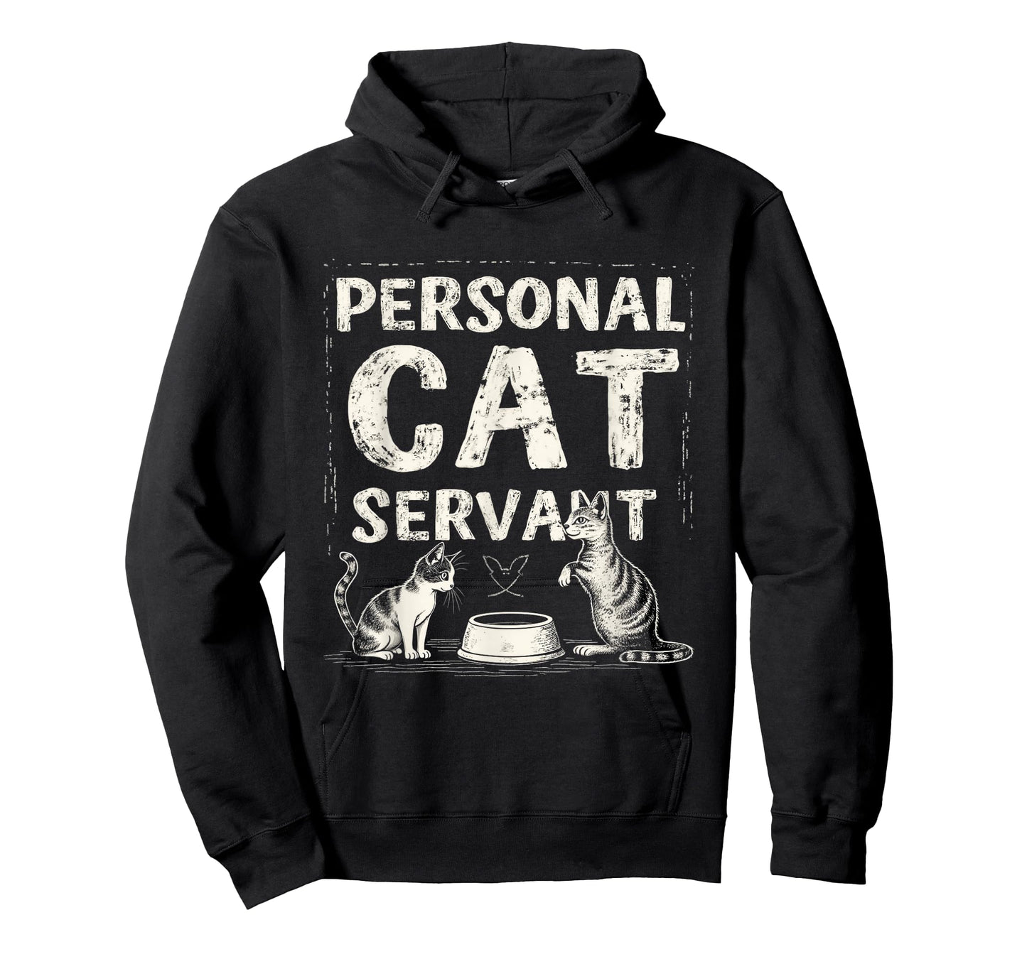 PERSONAL Cat SERVANT Cat Lover Humor T-Shirt