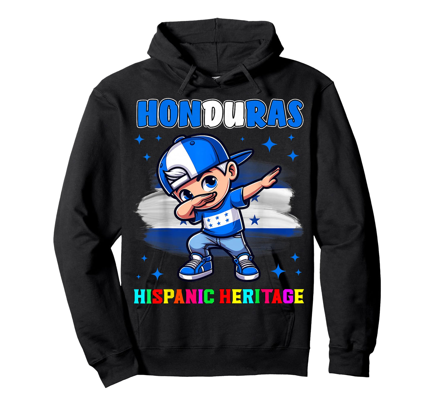 Honduras Dabbing Kid Hispanic Heritage Celebration for Kids T-Shirt